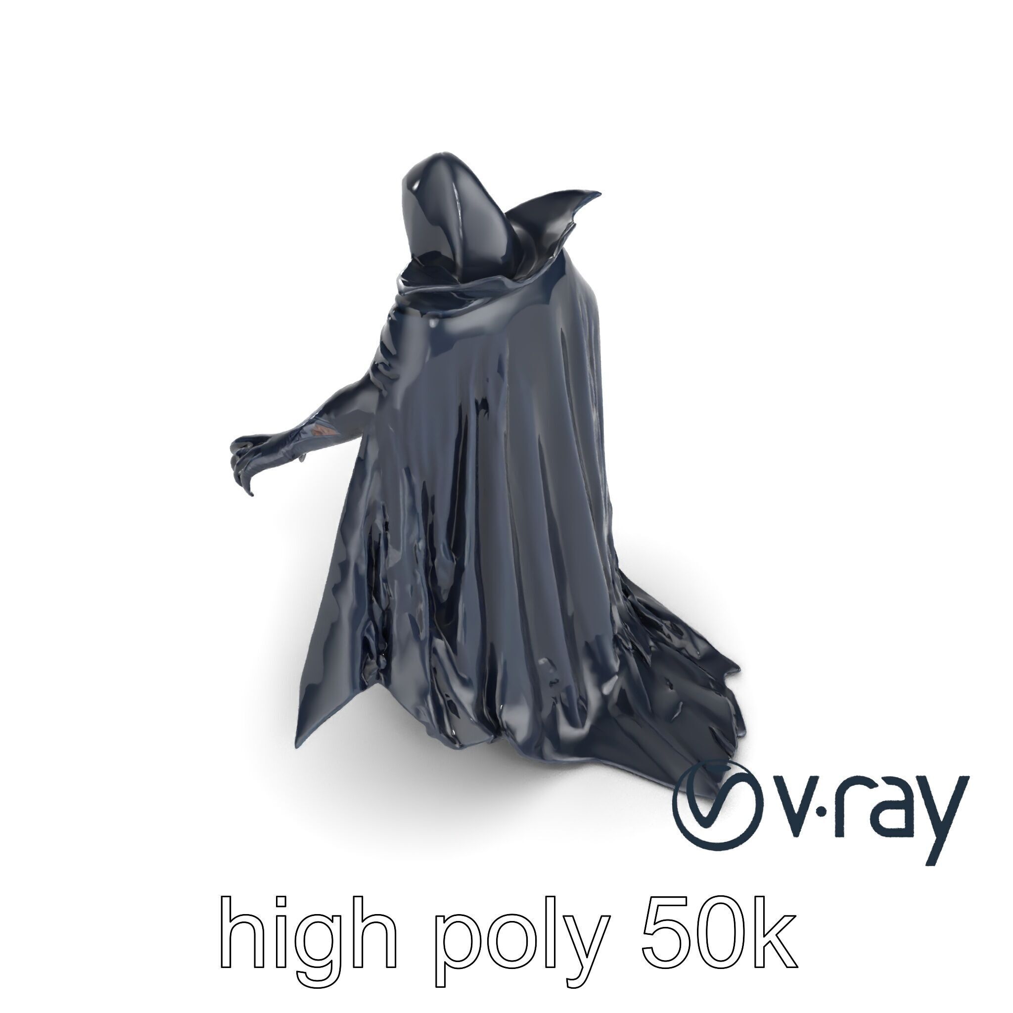 Menacing Vampire Character Model Pack Low-poly 3D model_11