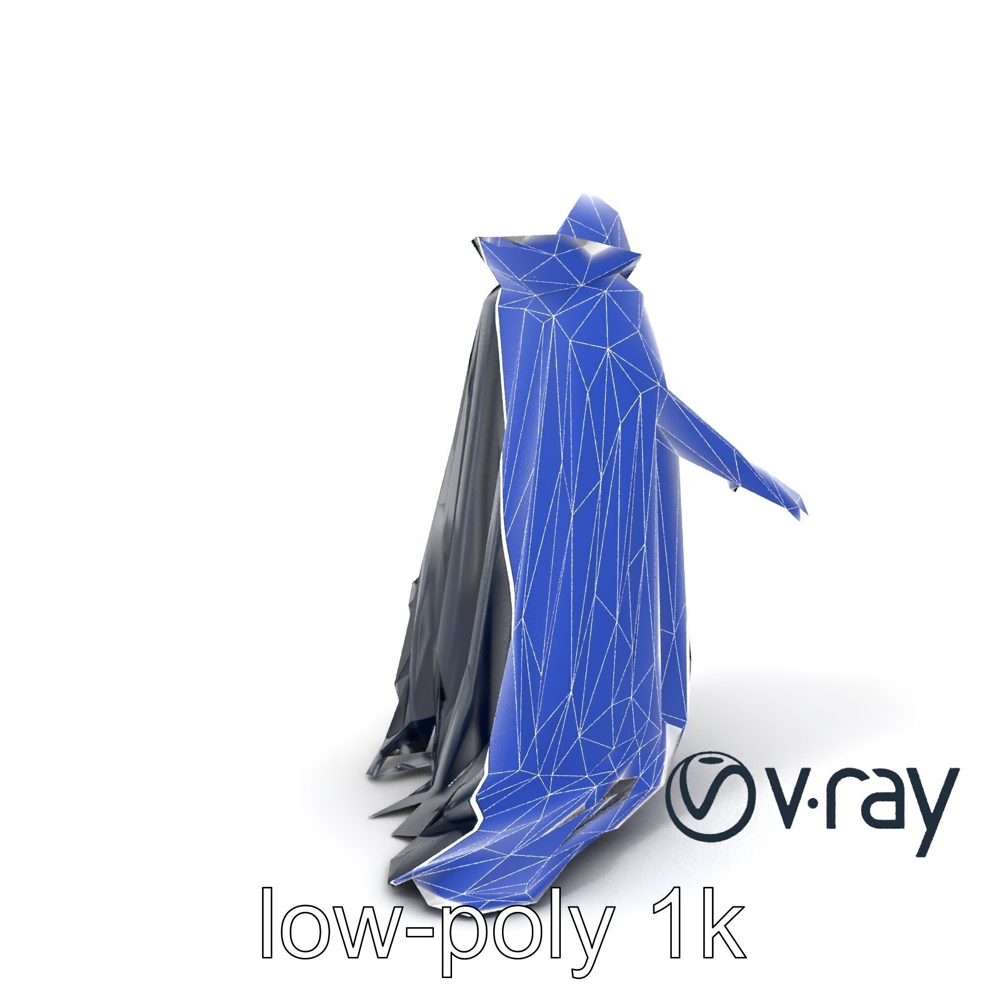 Menacing Vampire Character Model Pack Low-poly 3D model_5