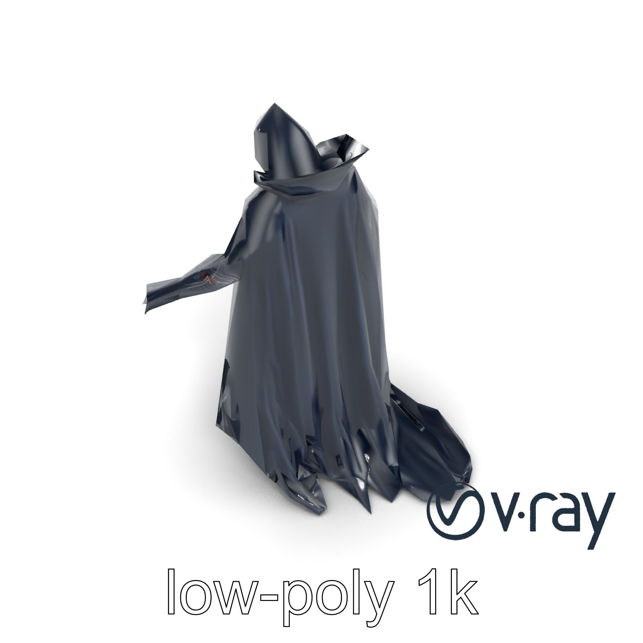 Menacing Vampire Character Model Pack Low-poly 3D model_27