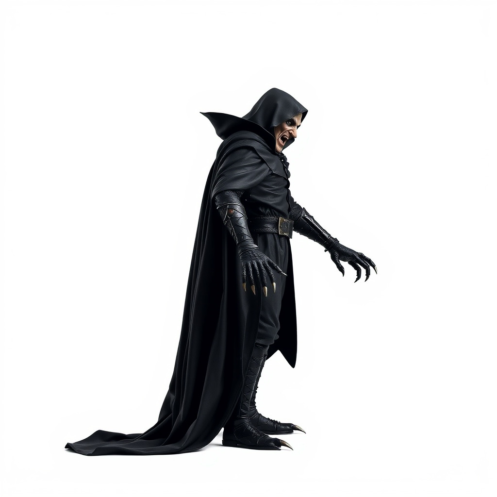Menacing Vampire Character Model Pack Low-poly 3D model_3