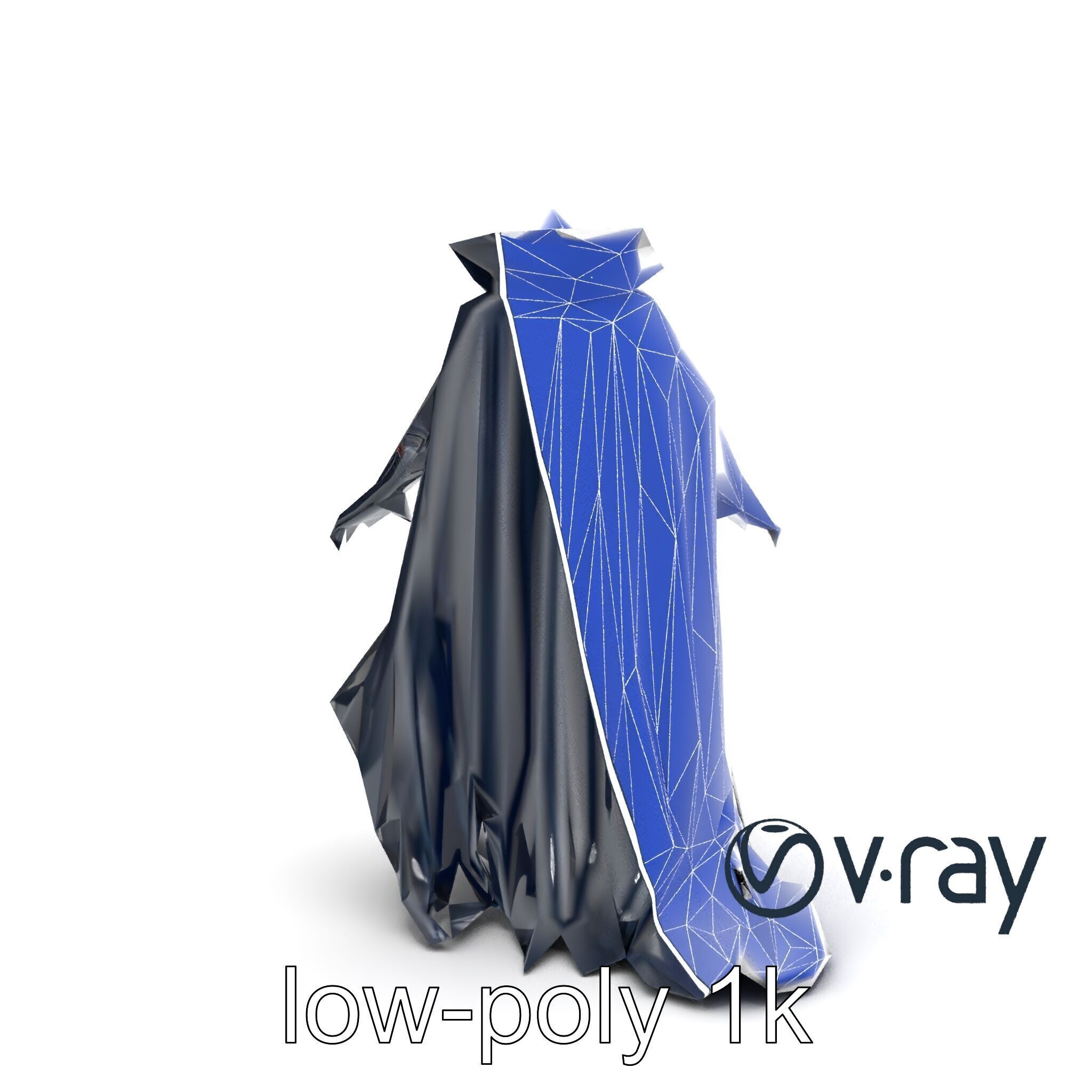 Menacing Vampire Character Model Pack Low-poly 3D model_28