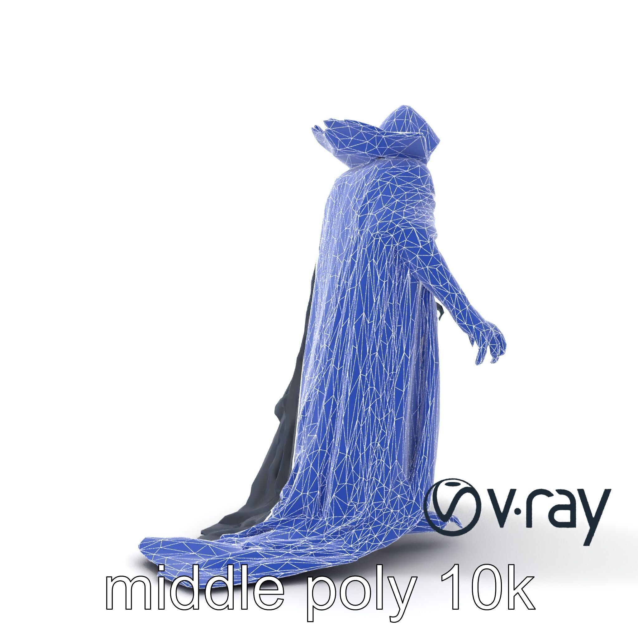 Menacing Vampire Character Model Pack Low-poly 3D model_13