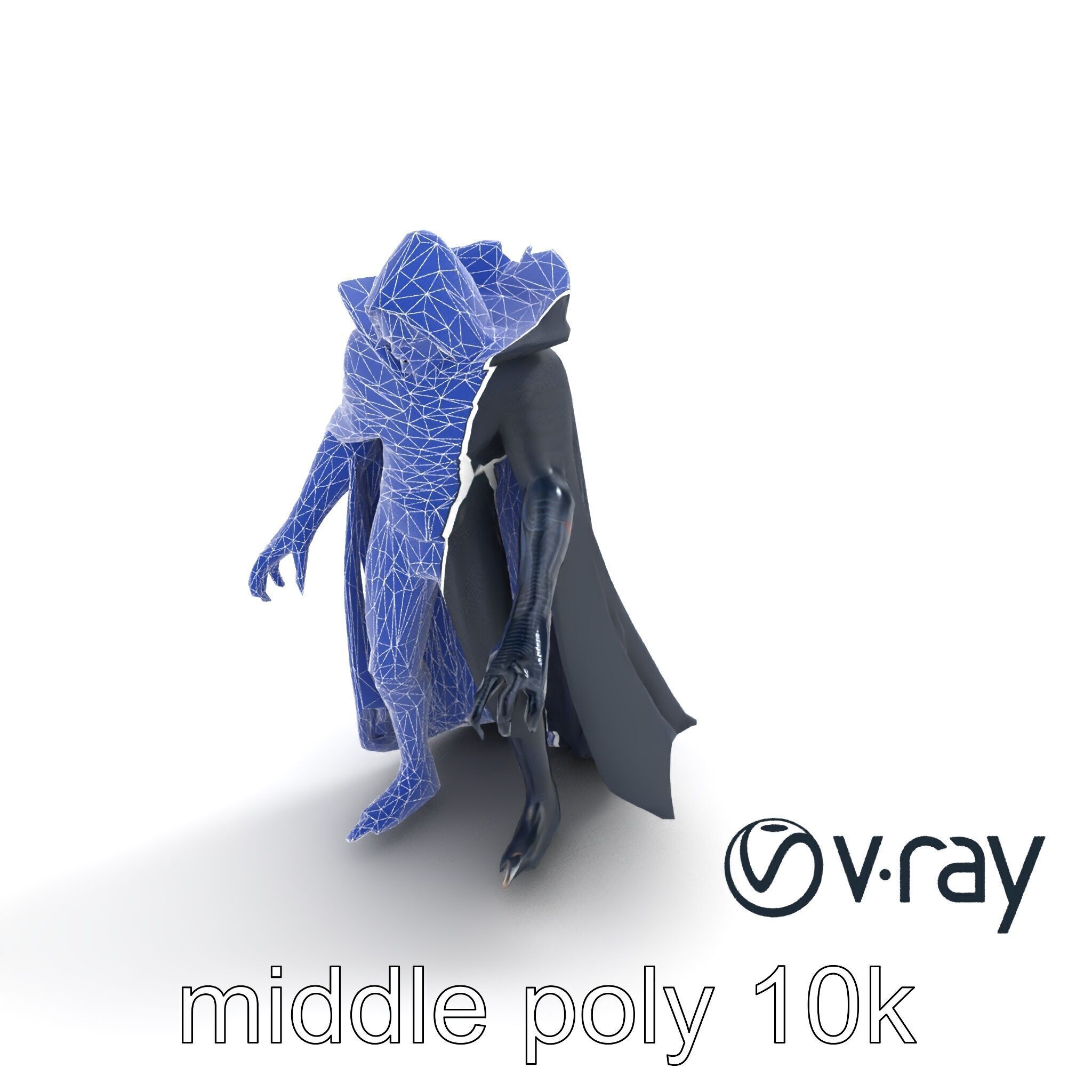 Menacing Vampire Character Model Pack Low-poly 3D model_22