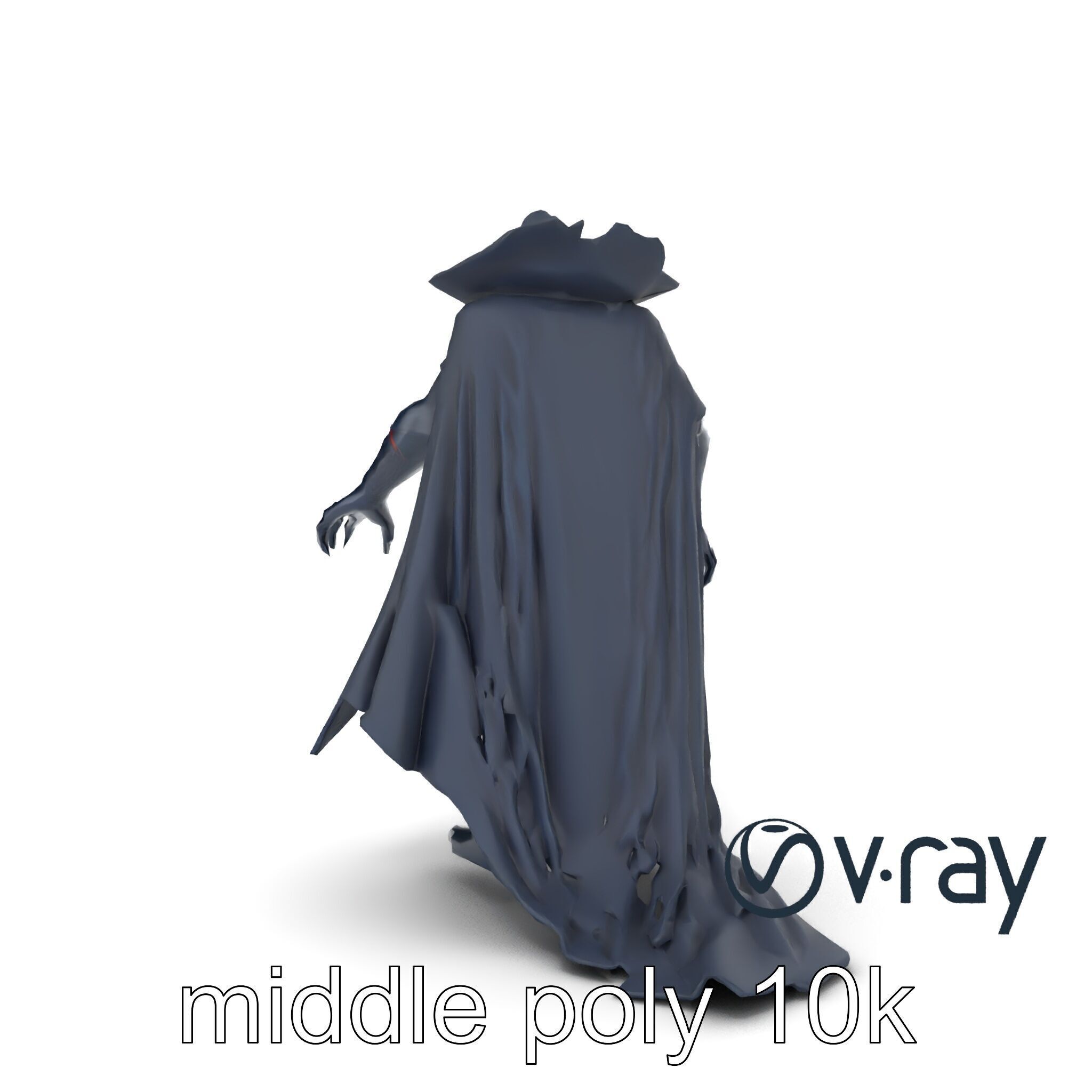 Menacing Vampire Character Model Pack Low-poly 3D model_25