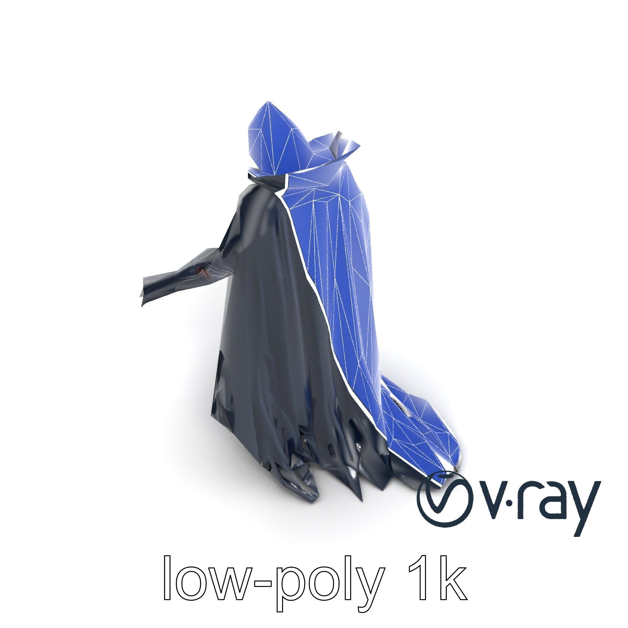 Menacing Vampire Character Model Pack Low-poly 3D model_30