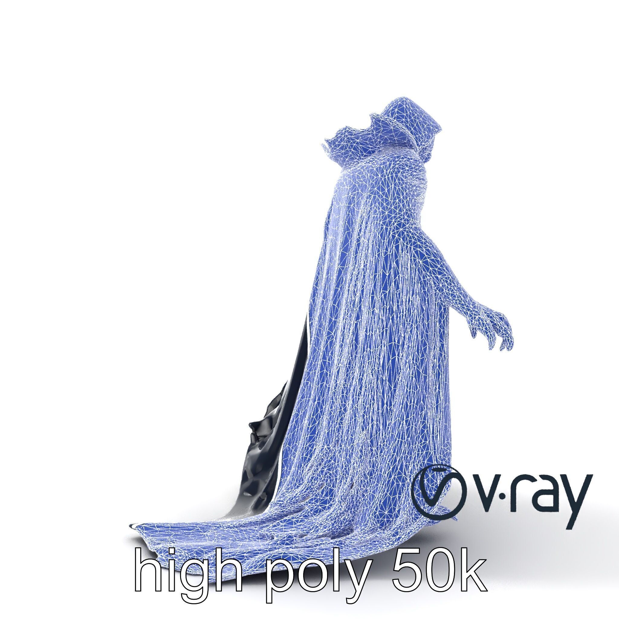 Menacing Vampire Character Model Pack Low-poly 3D model_23