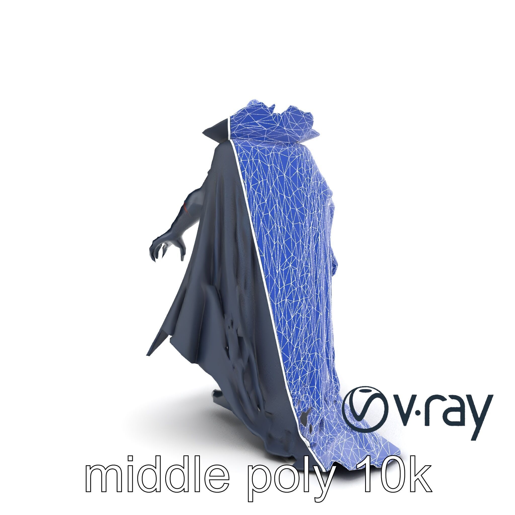 Menacing Vampire Character Model Pack Low-poly 3D model_29