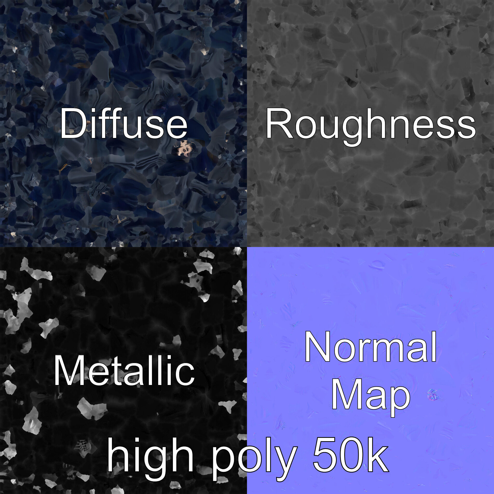 Menacing Vampire Character Model Pack Low-poly 3D model_1