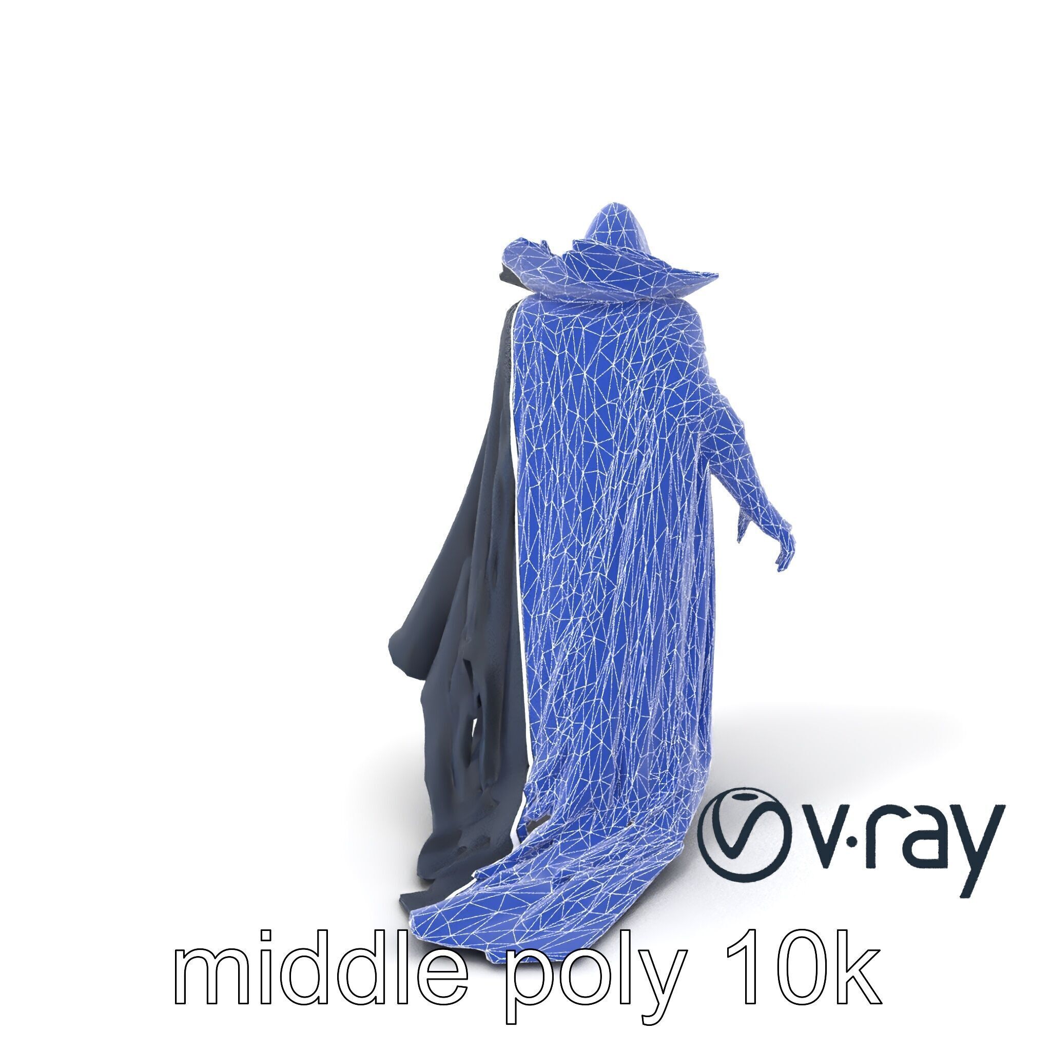 Menacing Vampire Character Model Pack Low-poly 3D model_4