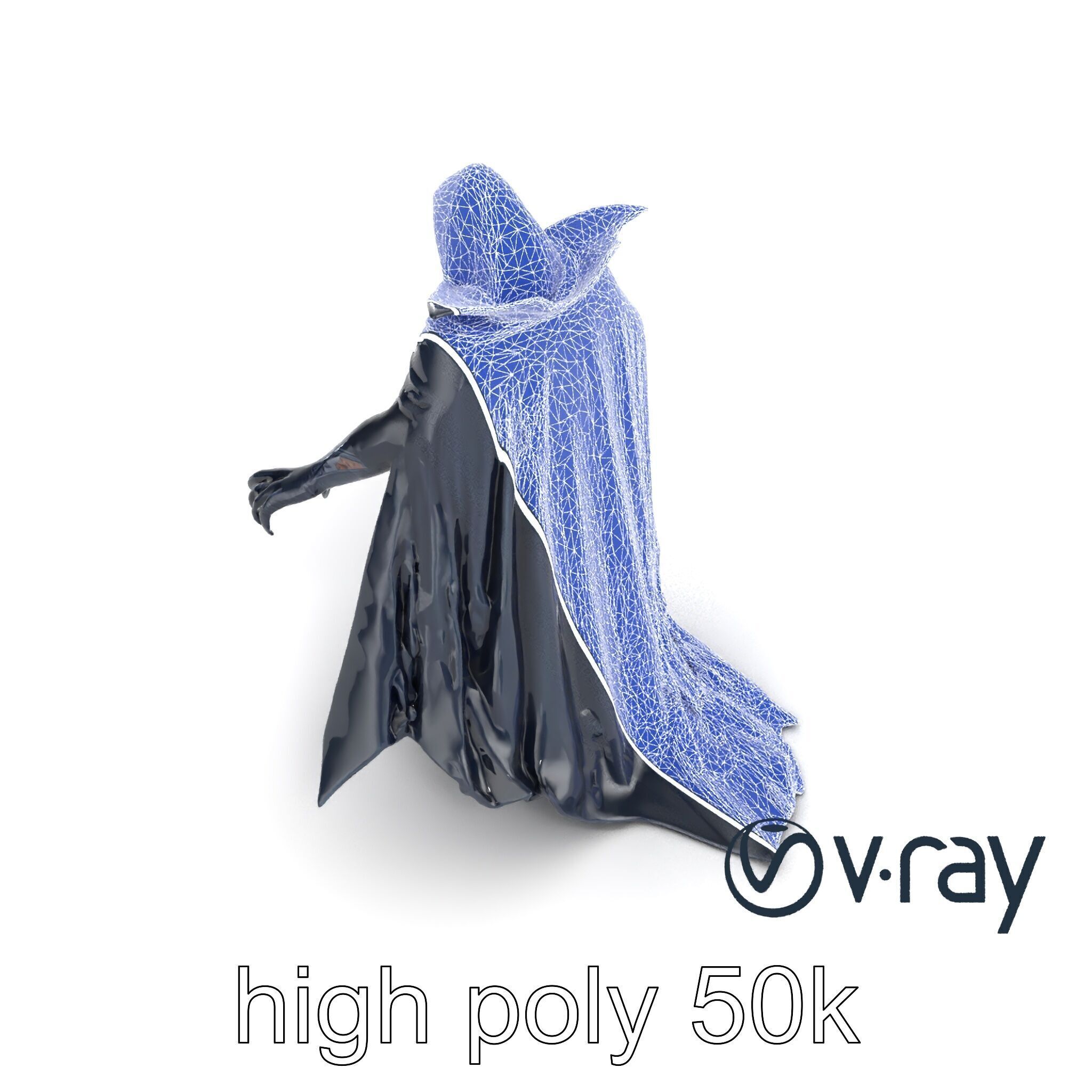 Menacing Vampire Character Model Pack Low-poly 3D model_19