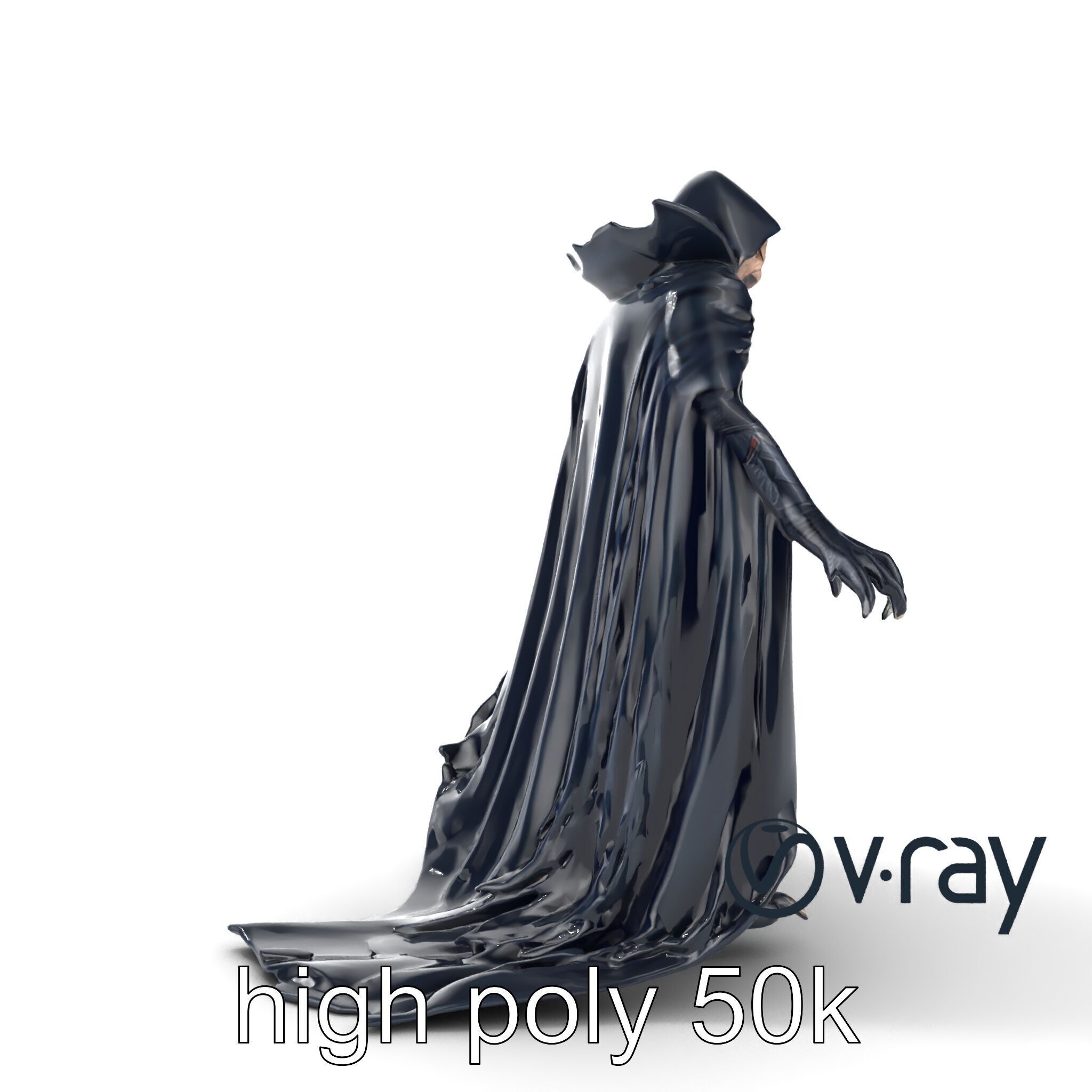 Menacing Vampire Character Model Pack Low-poly 3D model_15