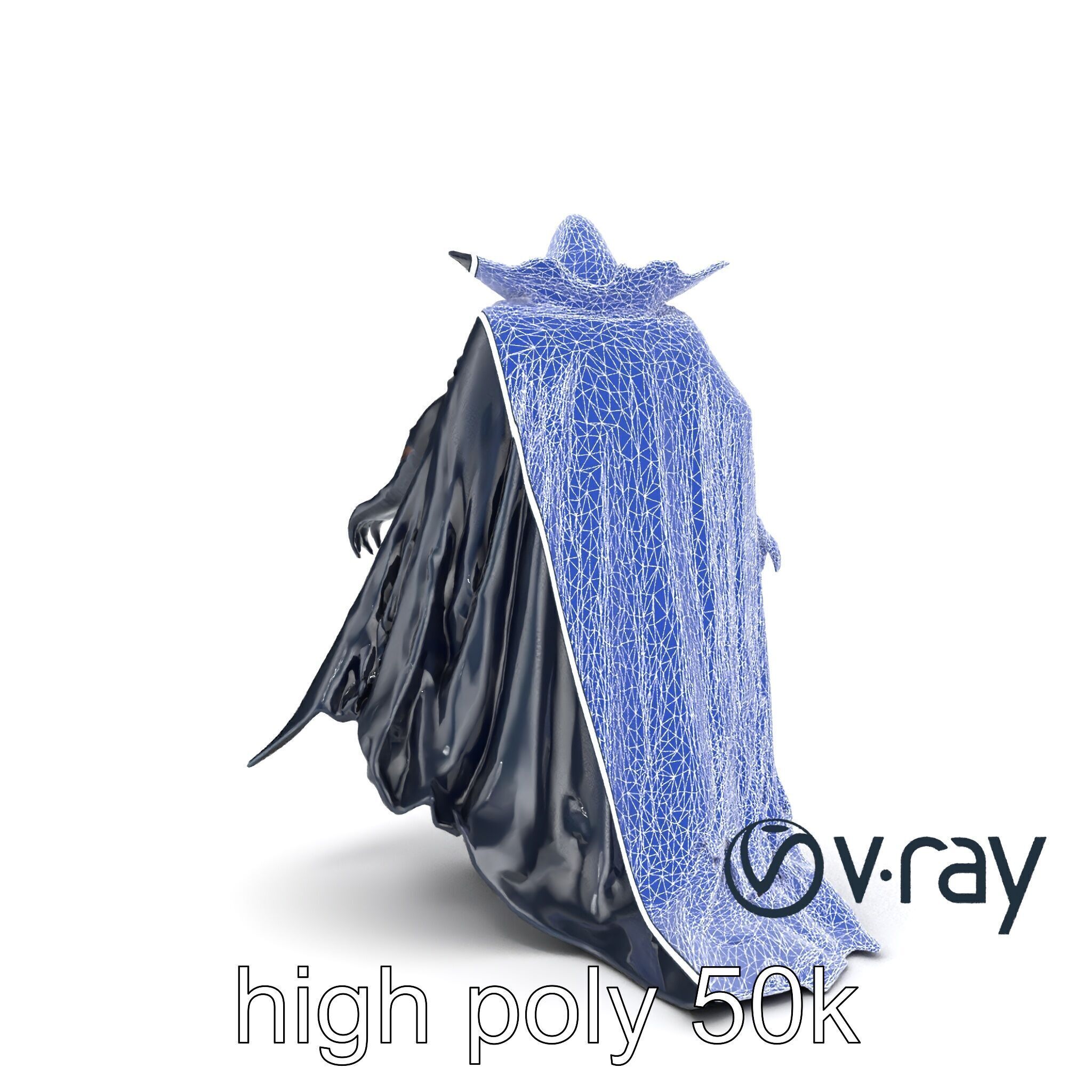 Menacing Vampire Character Model Pack Low-poly 3D model_31