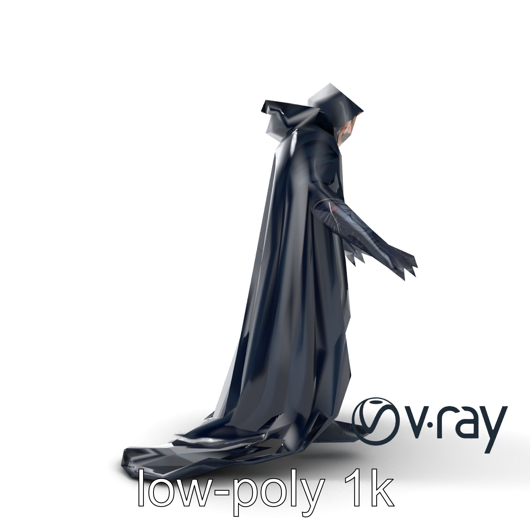 Menacing Vampire Character Model Pack Low-poly 3D model_17