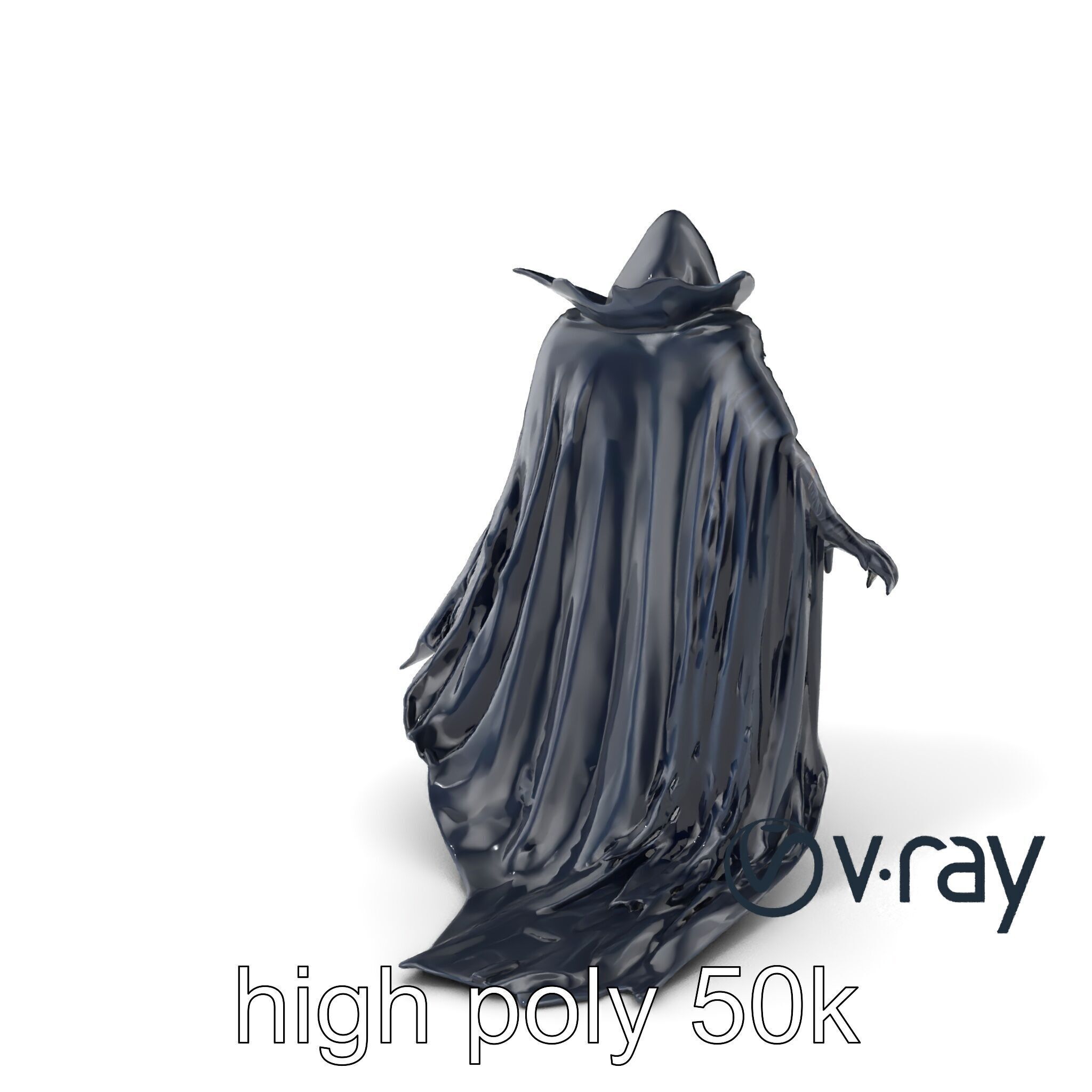 Menacing Vampire Character Model Pack Low-poly 3D model_6