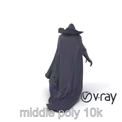 Menacing Vampire Character Model Pack Low-poly 3D model