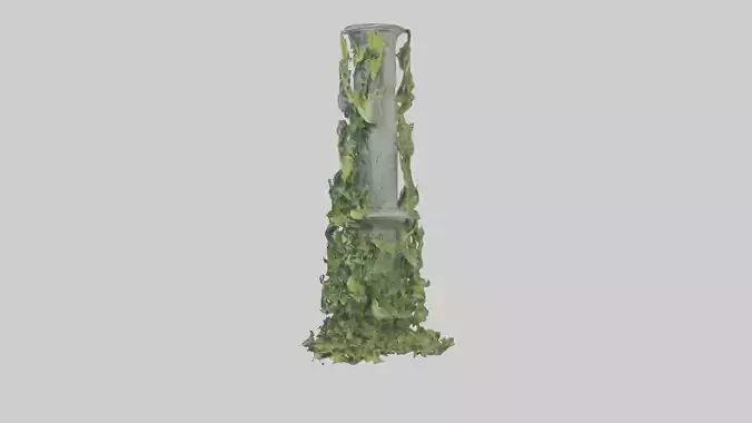 Cascading Foliage statue model
