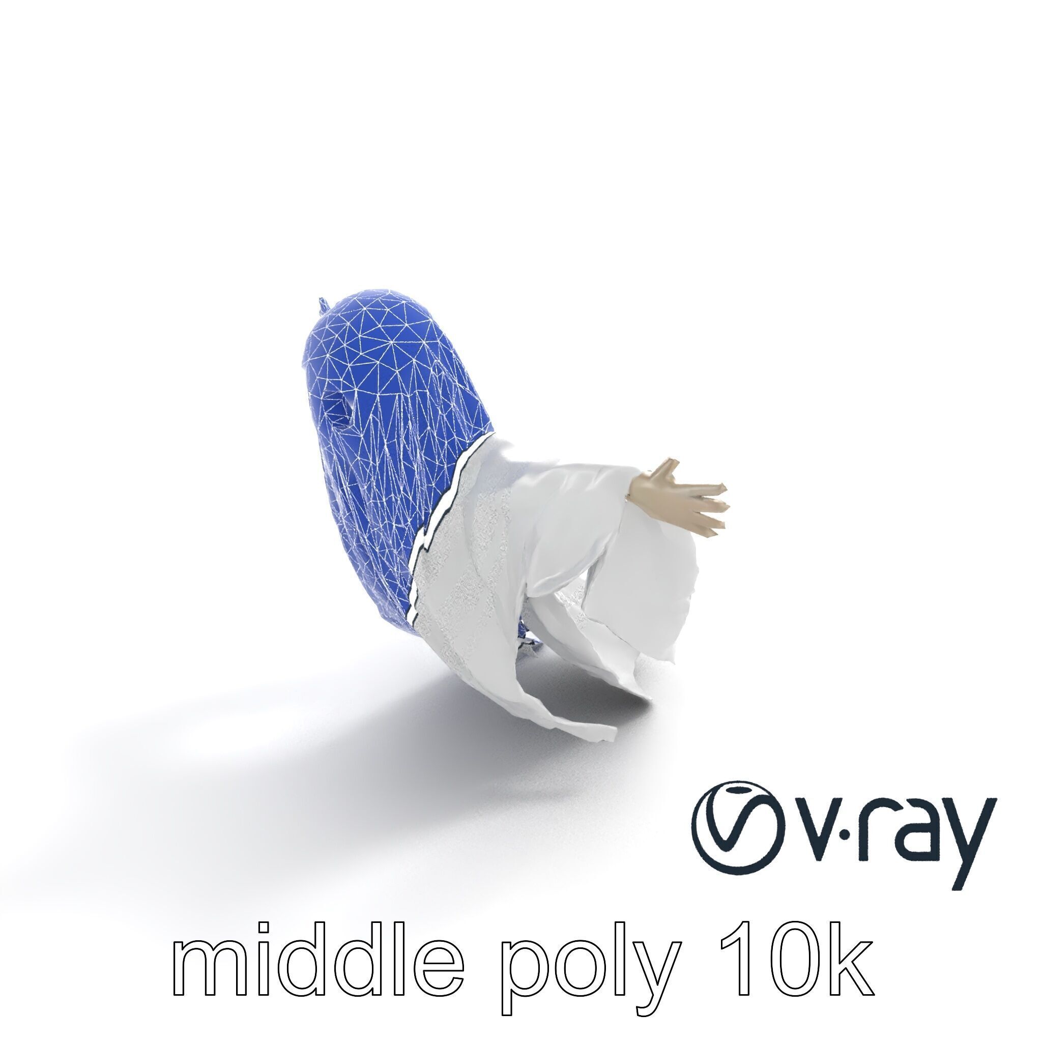 Ghostly Apparition Float 3D Model Pack Low-poly 3D model_25