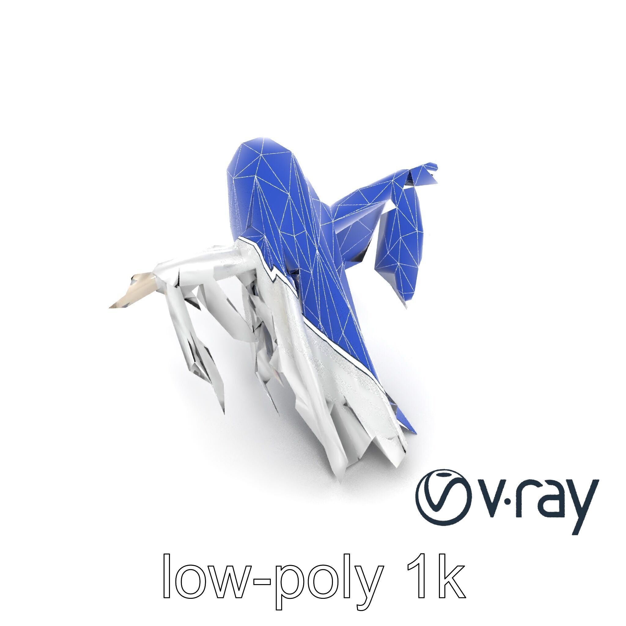 Ghostly Apparition Float 3D Model Pack Low-poly 3D model_29
