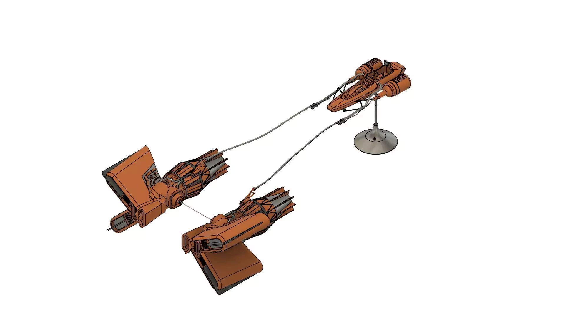 Star wars Sebulba Podracer 3D print model