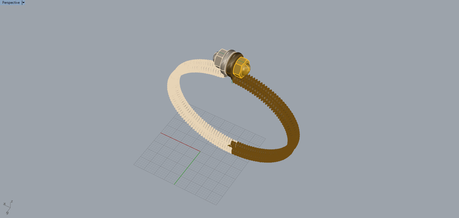 Bracelet 61383 3D print model_3