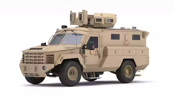 Lenco Bearcat G5 Tactical Armored Vehicle SWAT Truck  3D model