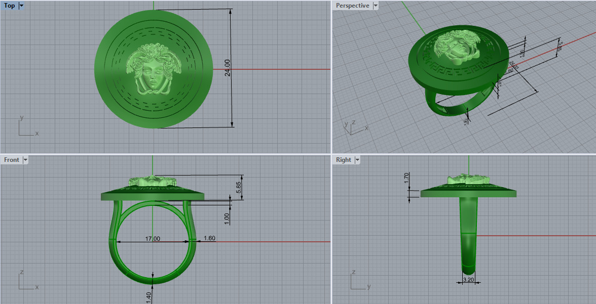 Ring 66787 3D print model_4