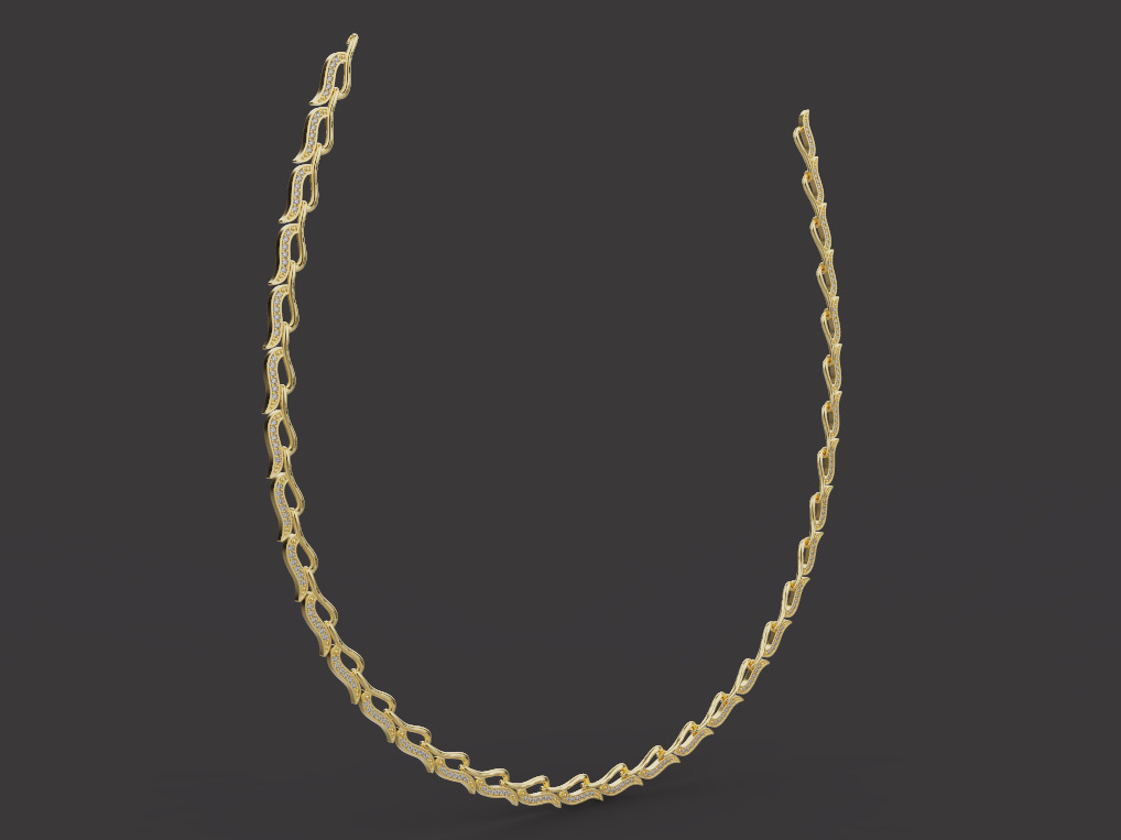 Chain 75107 3D print model_4