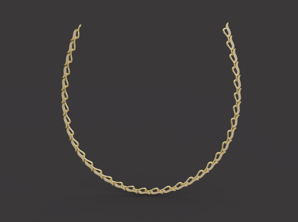 Chain 75107 3D print model_2