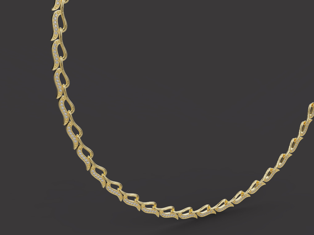 Chain 75107 3D print model_3