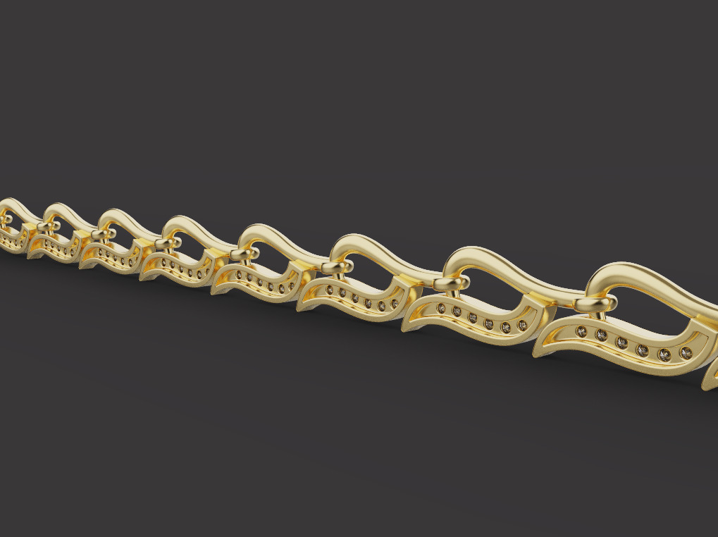 Chain 75107 3D print model_7