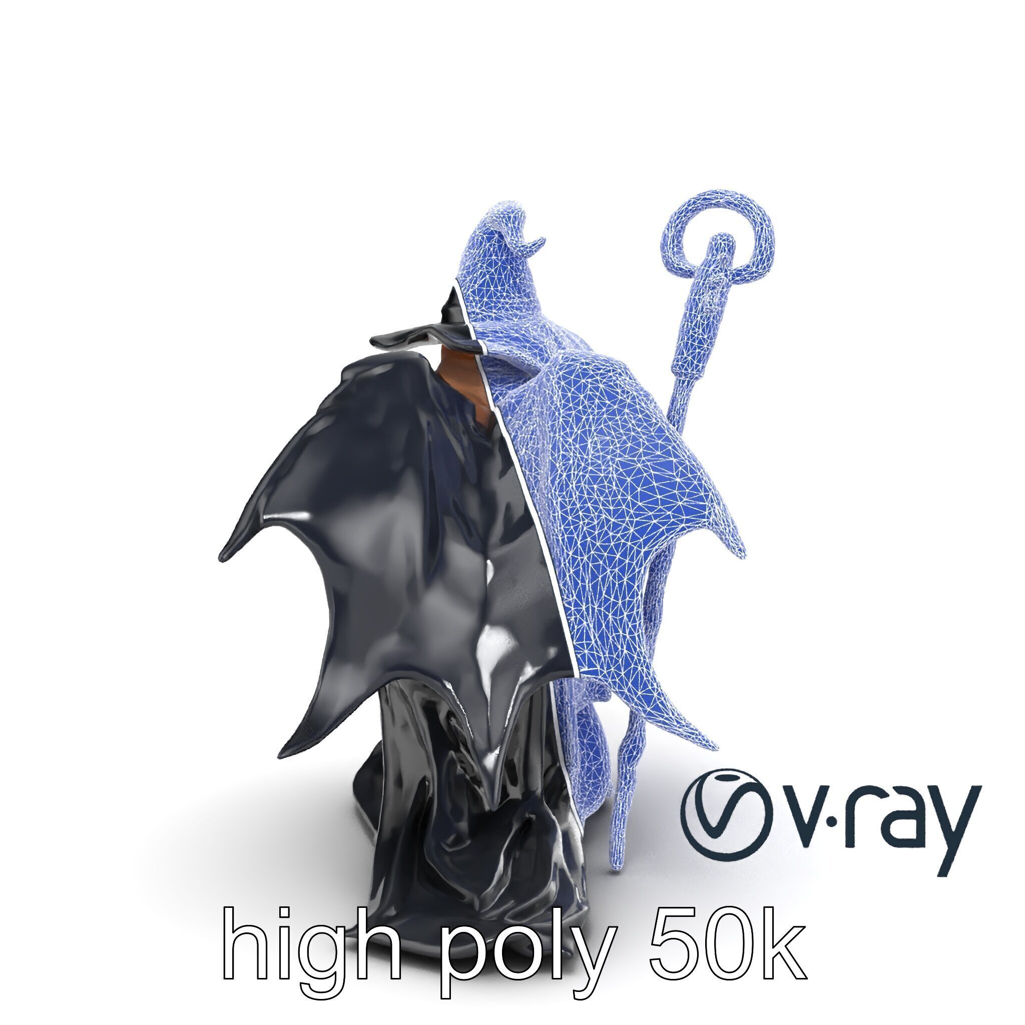 Mystical Witch Character model pack Low-poly 3D model_25