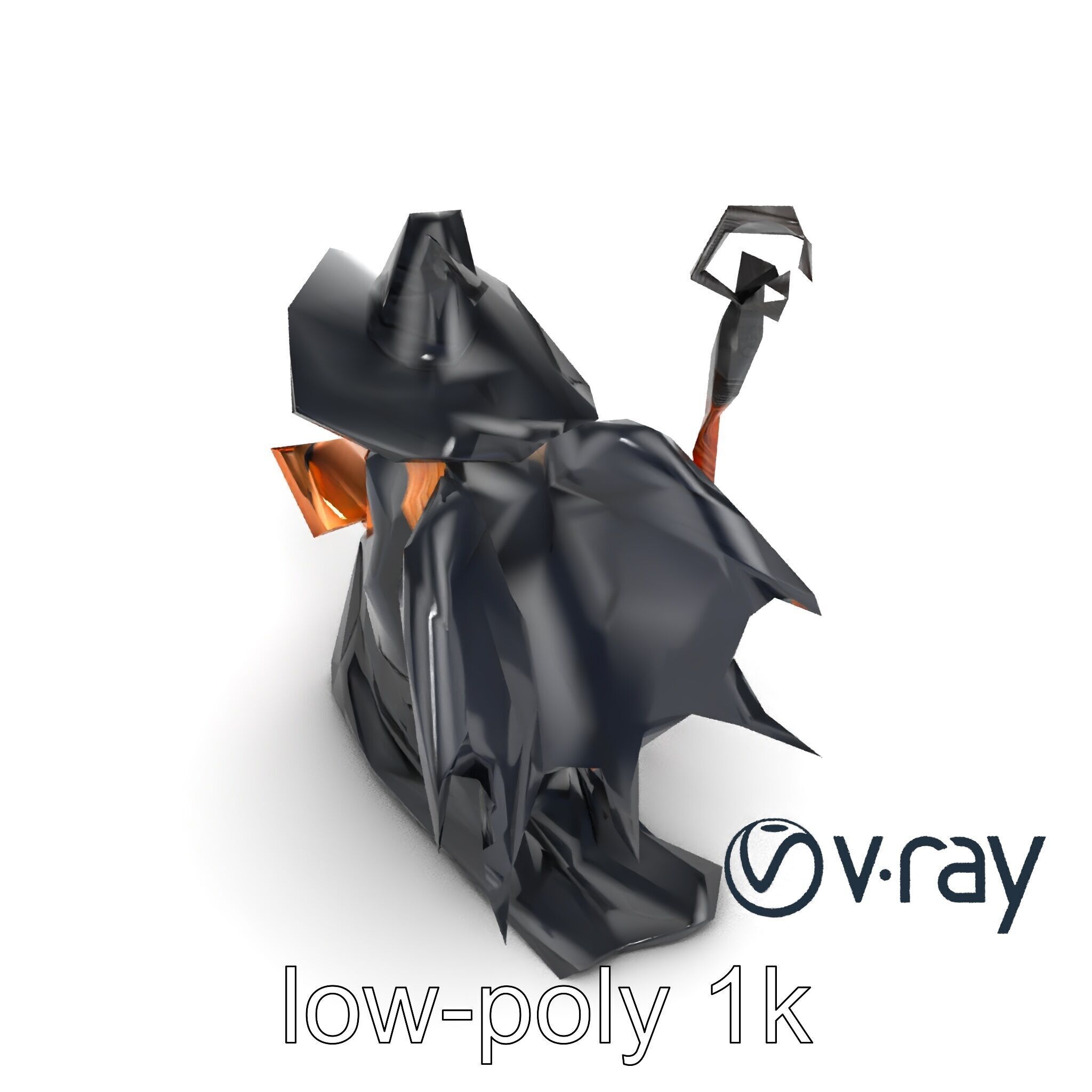 Mystical Witch Character model pack Low-poly 3D model_18