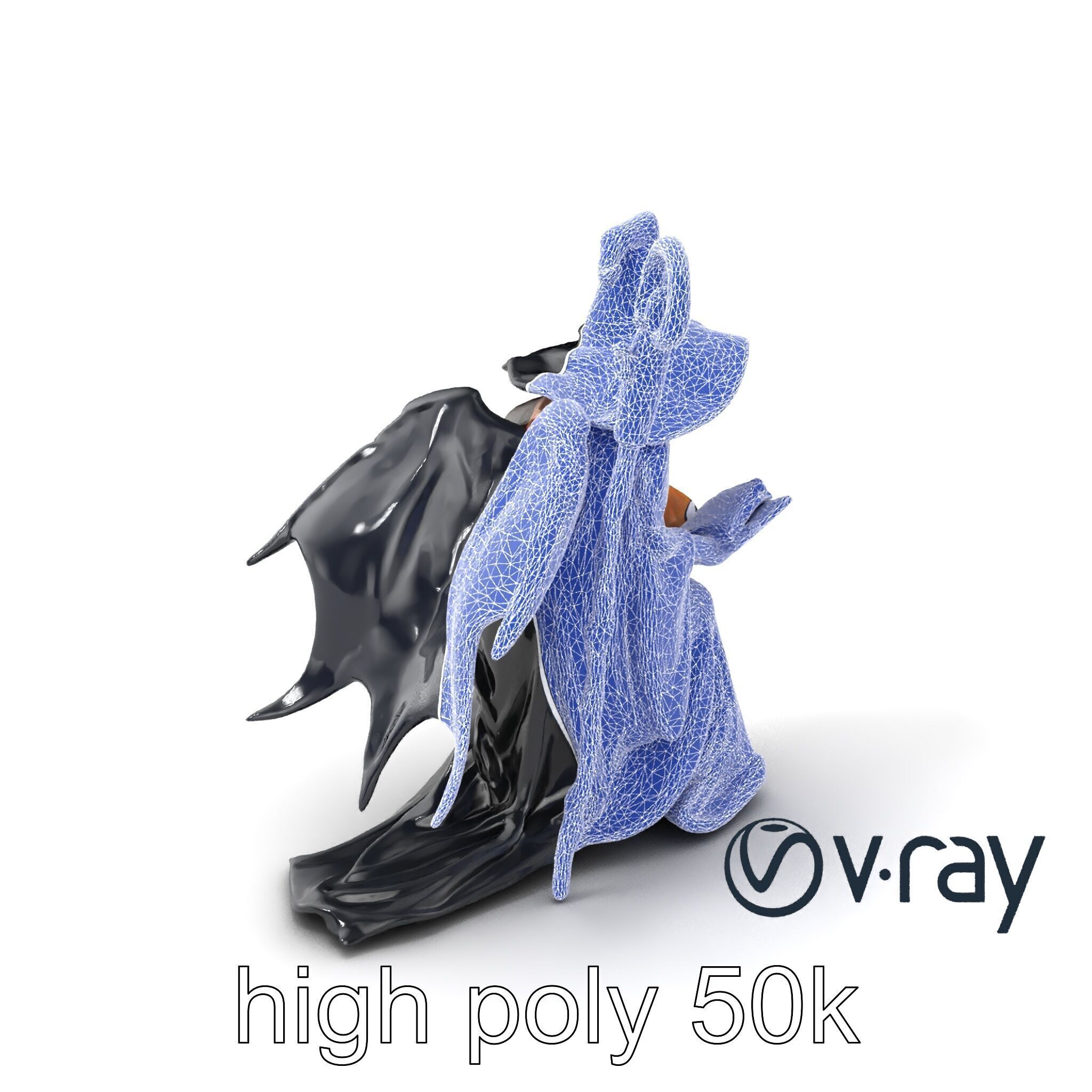 Mystical Witch Character model pack Low-poly 3D model_9