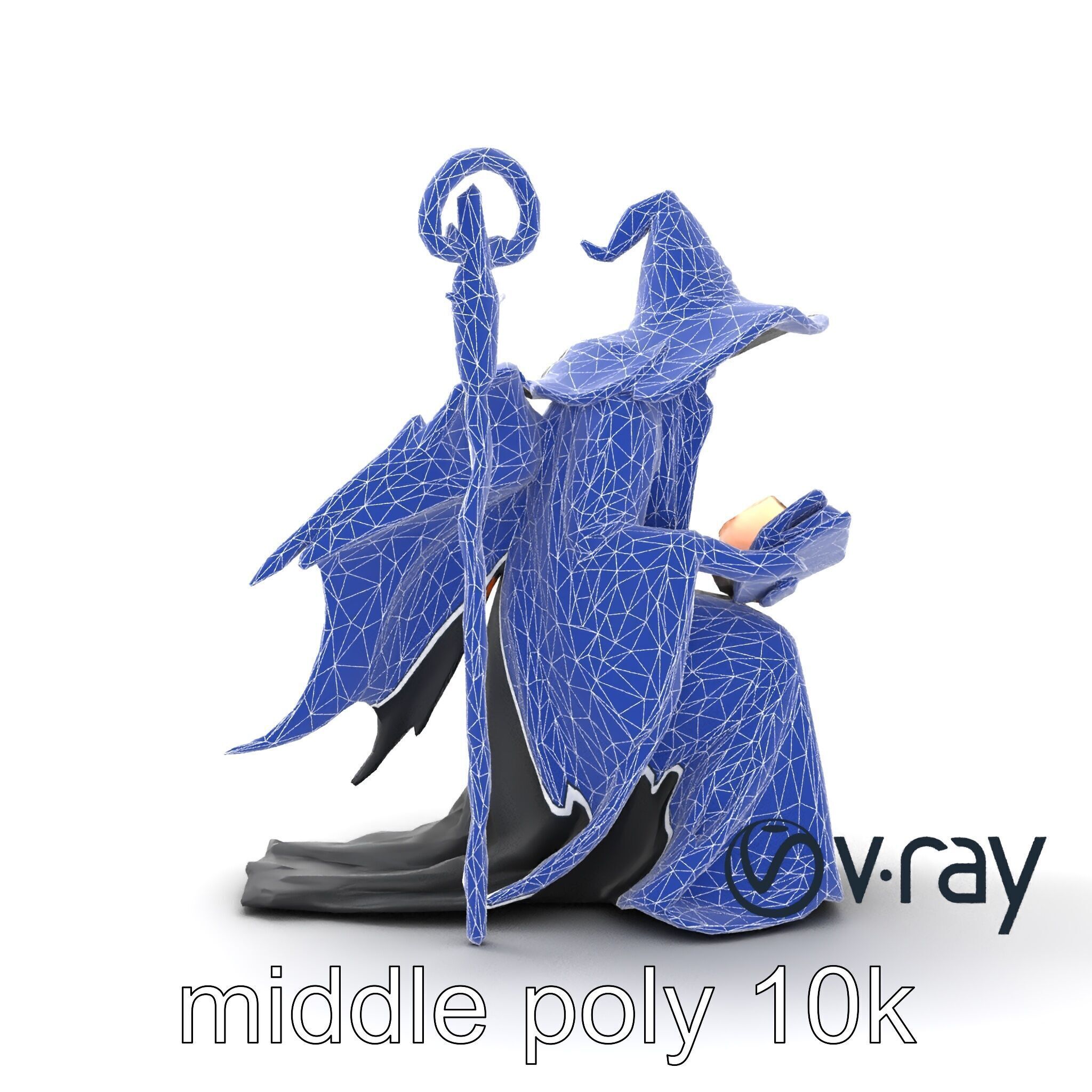 Mystical Witch Character model pack Low-poly 3D model_30