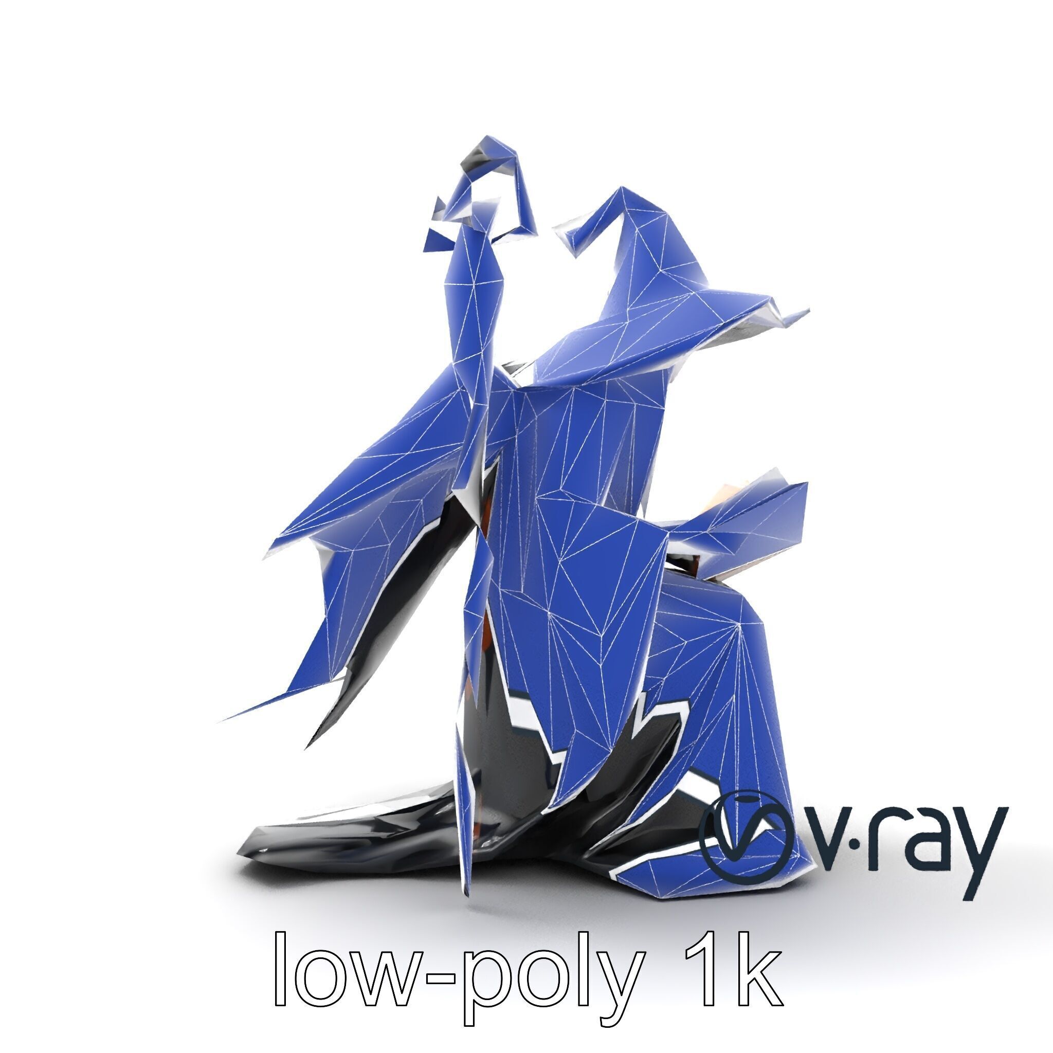 Mystical Witch Character model pack Low-poly 3D model_17