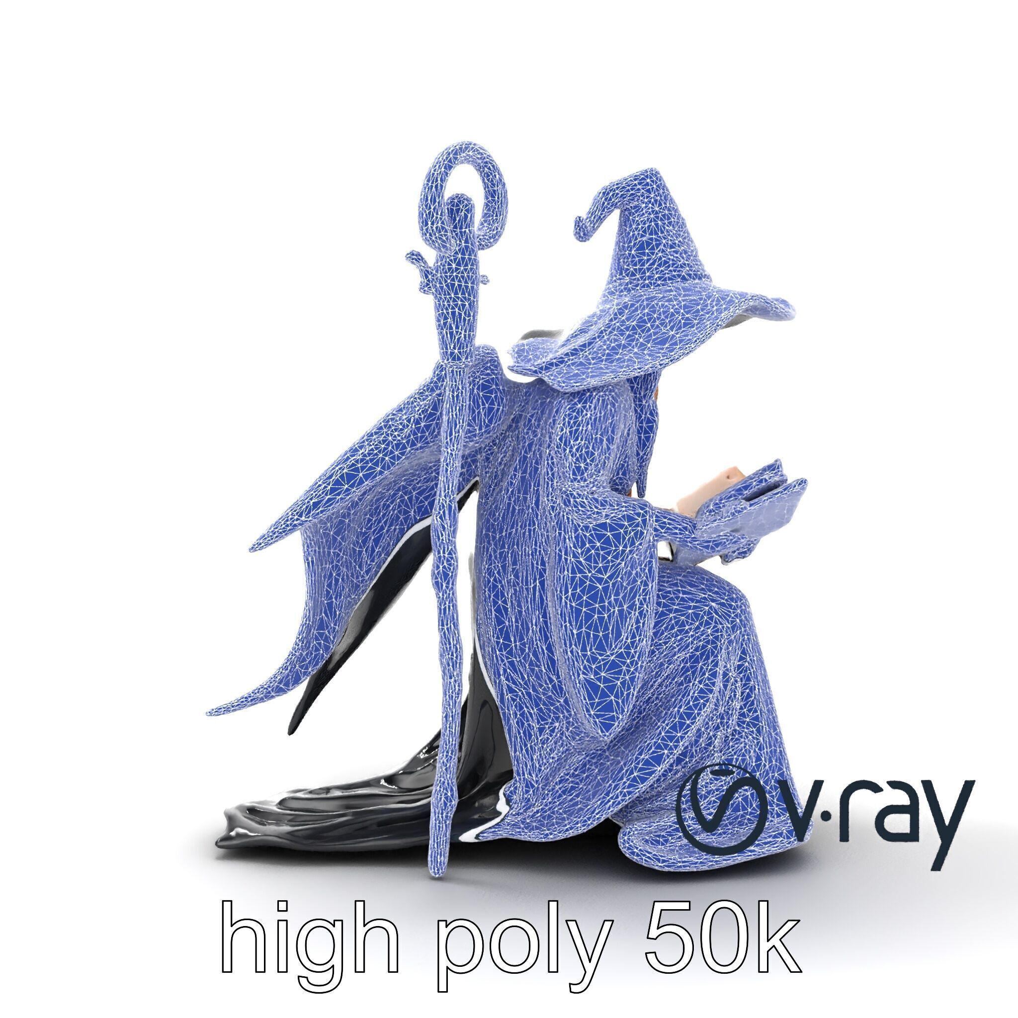 Mystical Witch Character model pack Low-poly 3D model_28