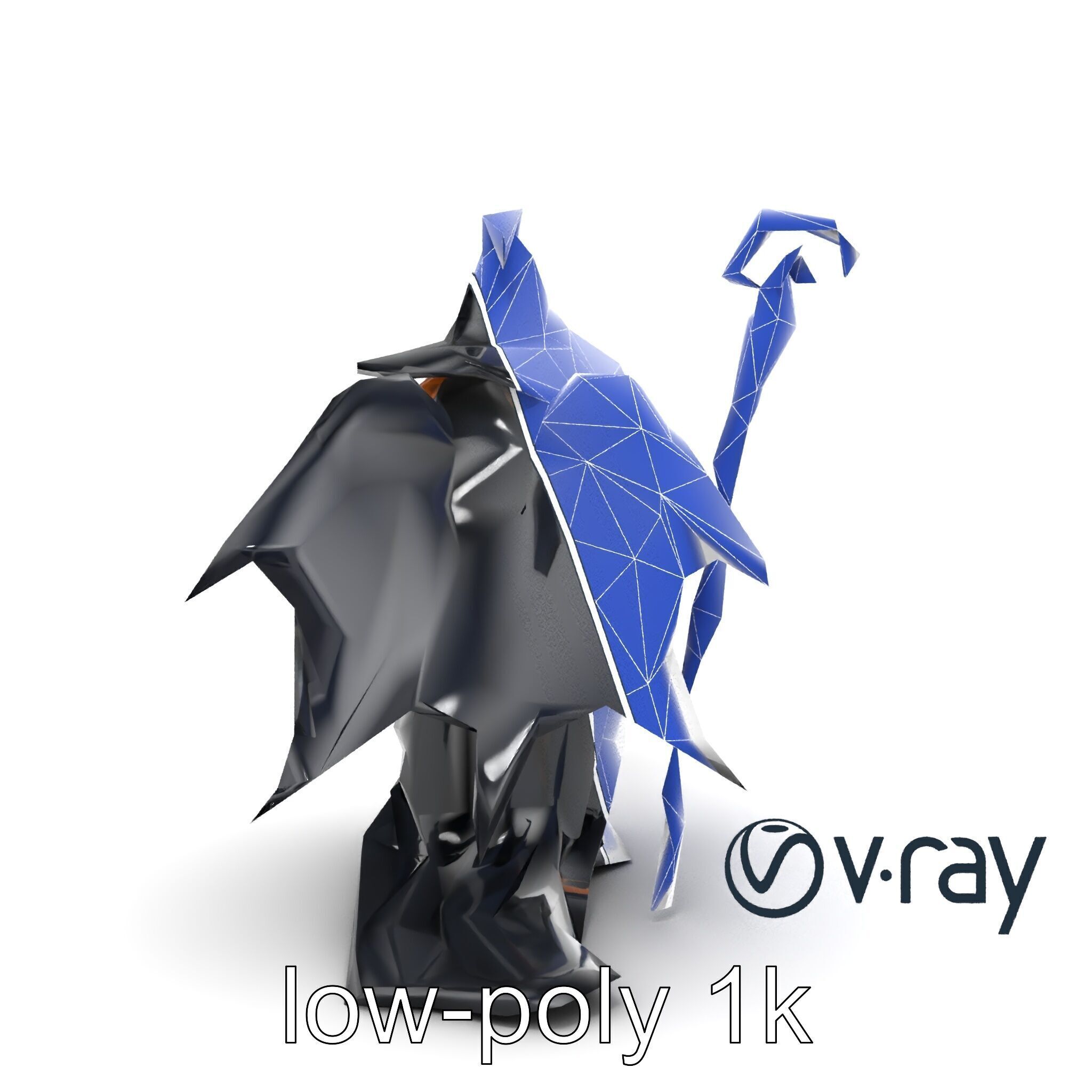 Mystical Witch Character model pack Low-poly 3D model_22