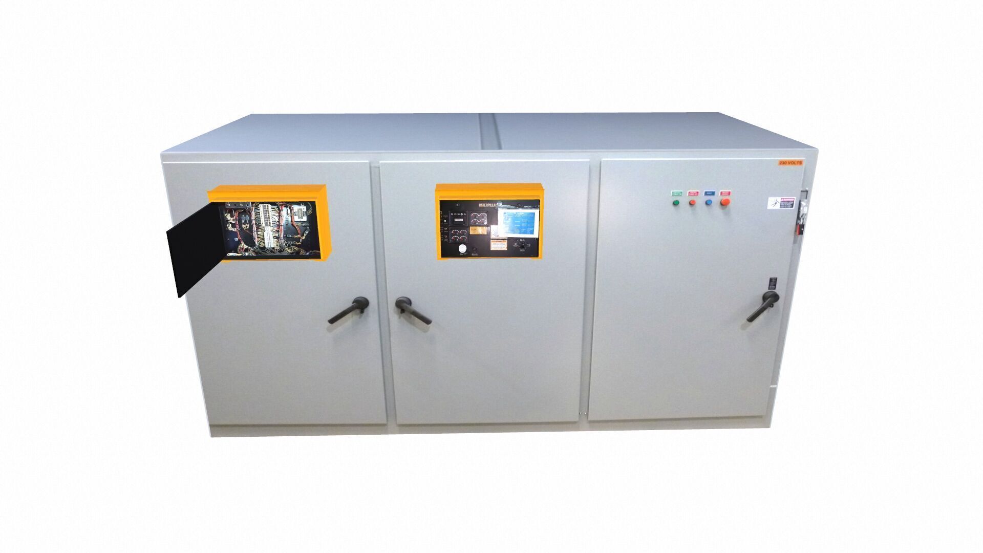 Electric Panel Low-poly 3D model_2