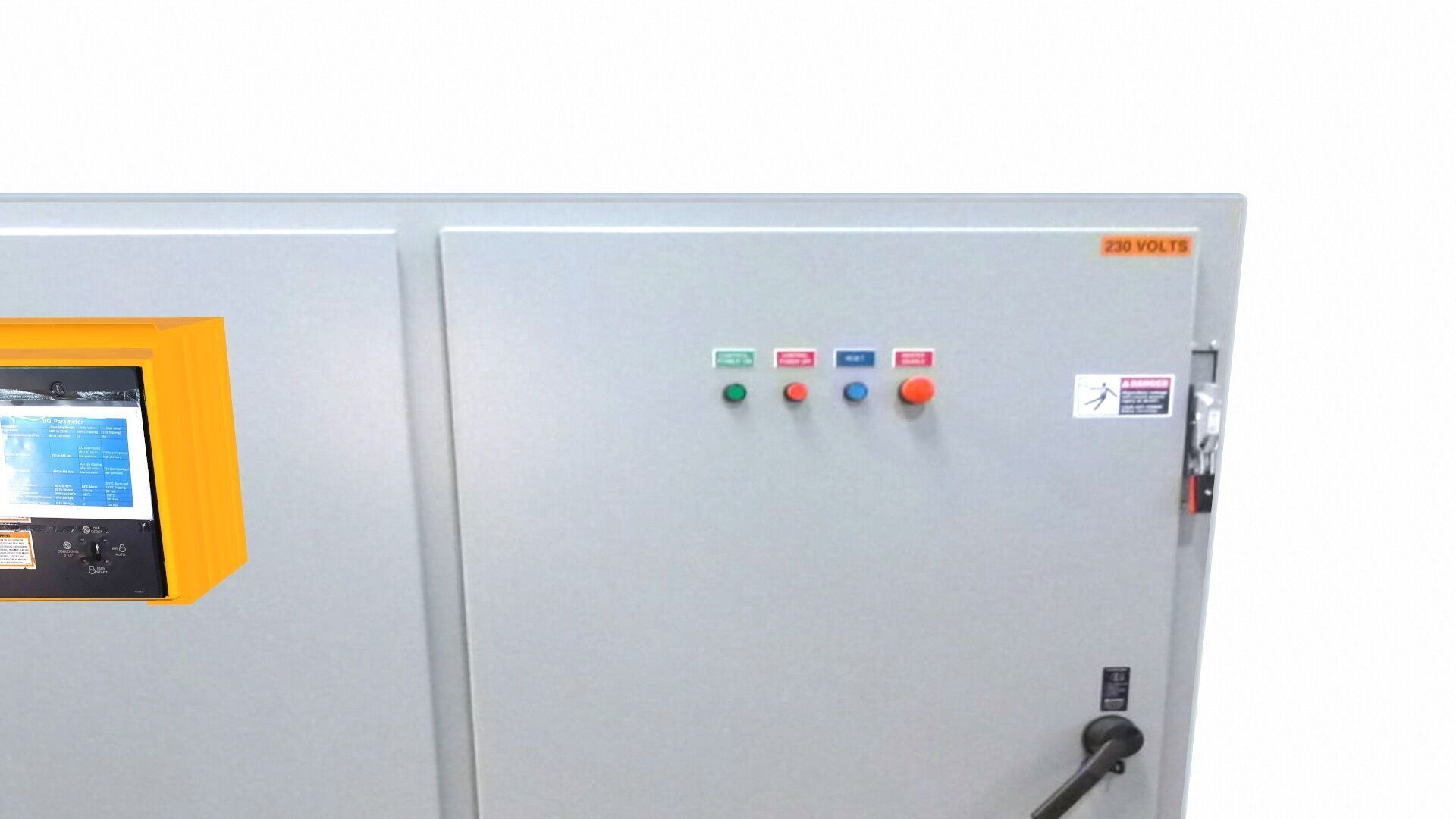 Electric Panel Low-poly 3D model_3