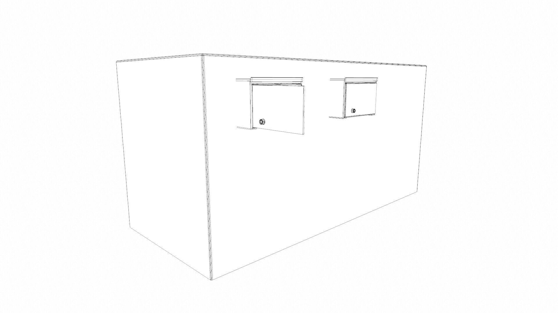 Electric Panel Low-poly 3D model_9