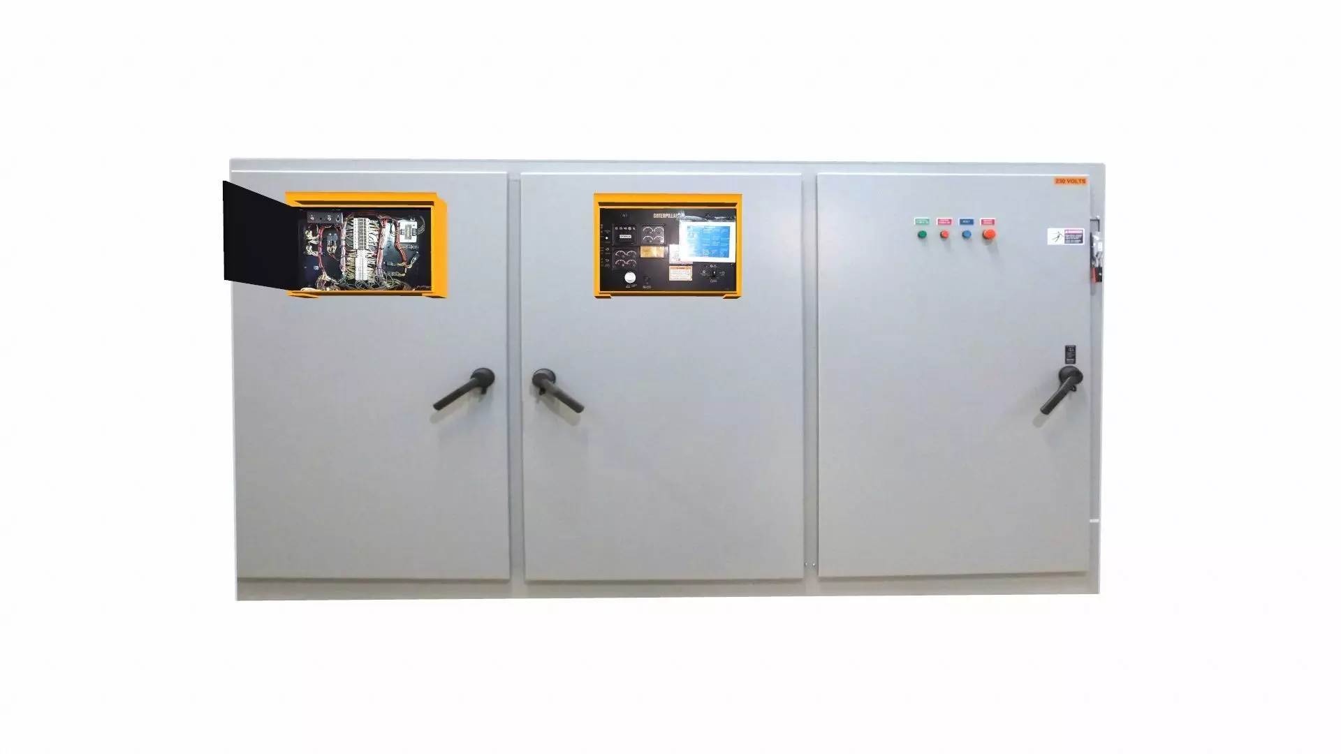 Electric Panel Low-poly 3D model_0