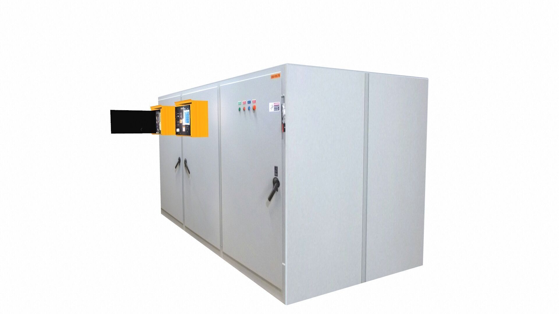 Electric Panel Low-poly 3D model_4