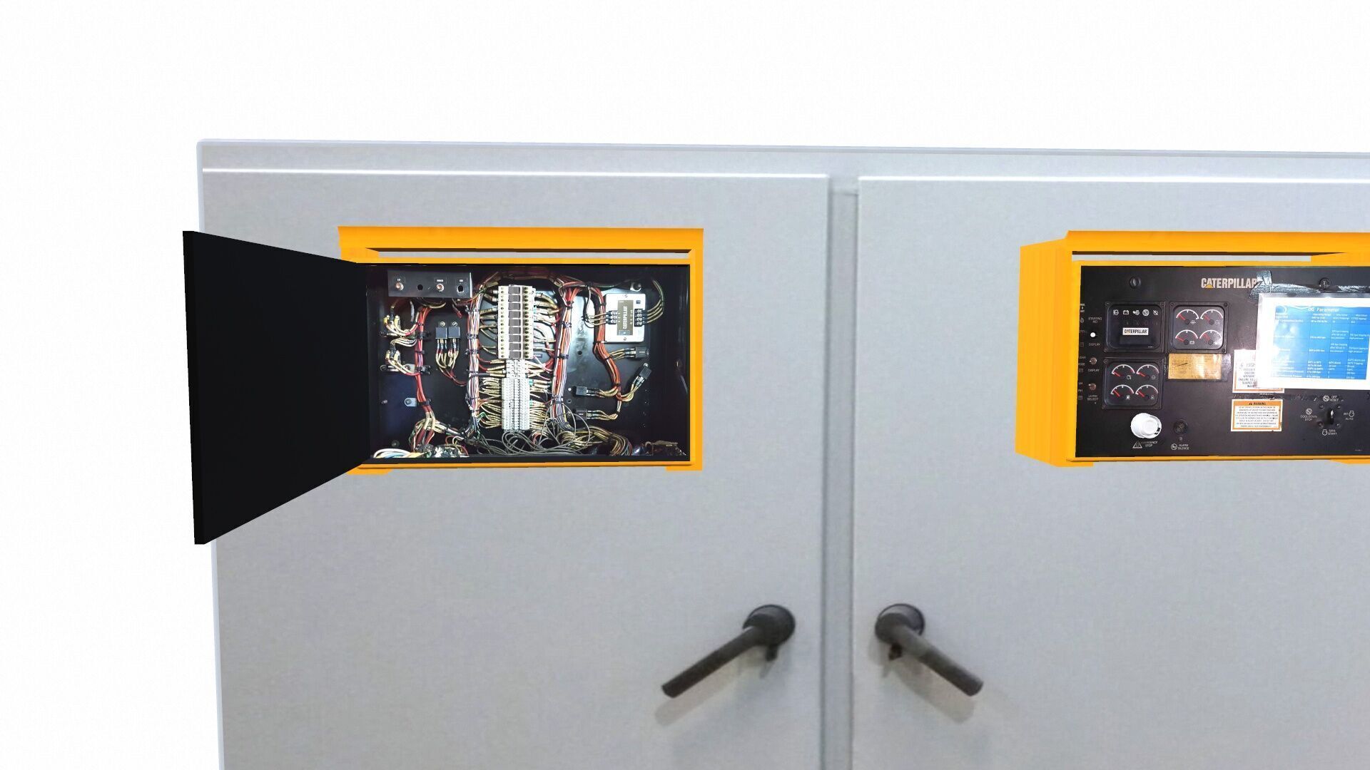 Electric Panel Low-poly 3D model_6