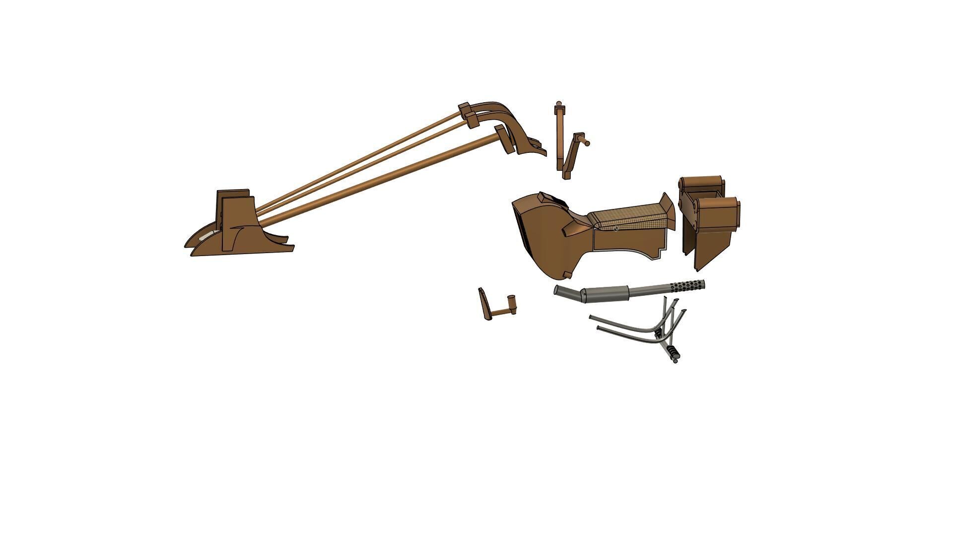 star wars owen LARS Zephyr G Swoop Bike speeder 3D print model_7