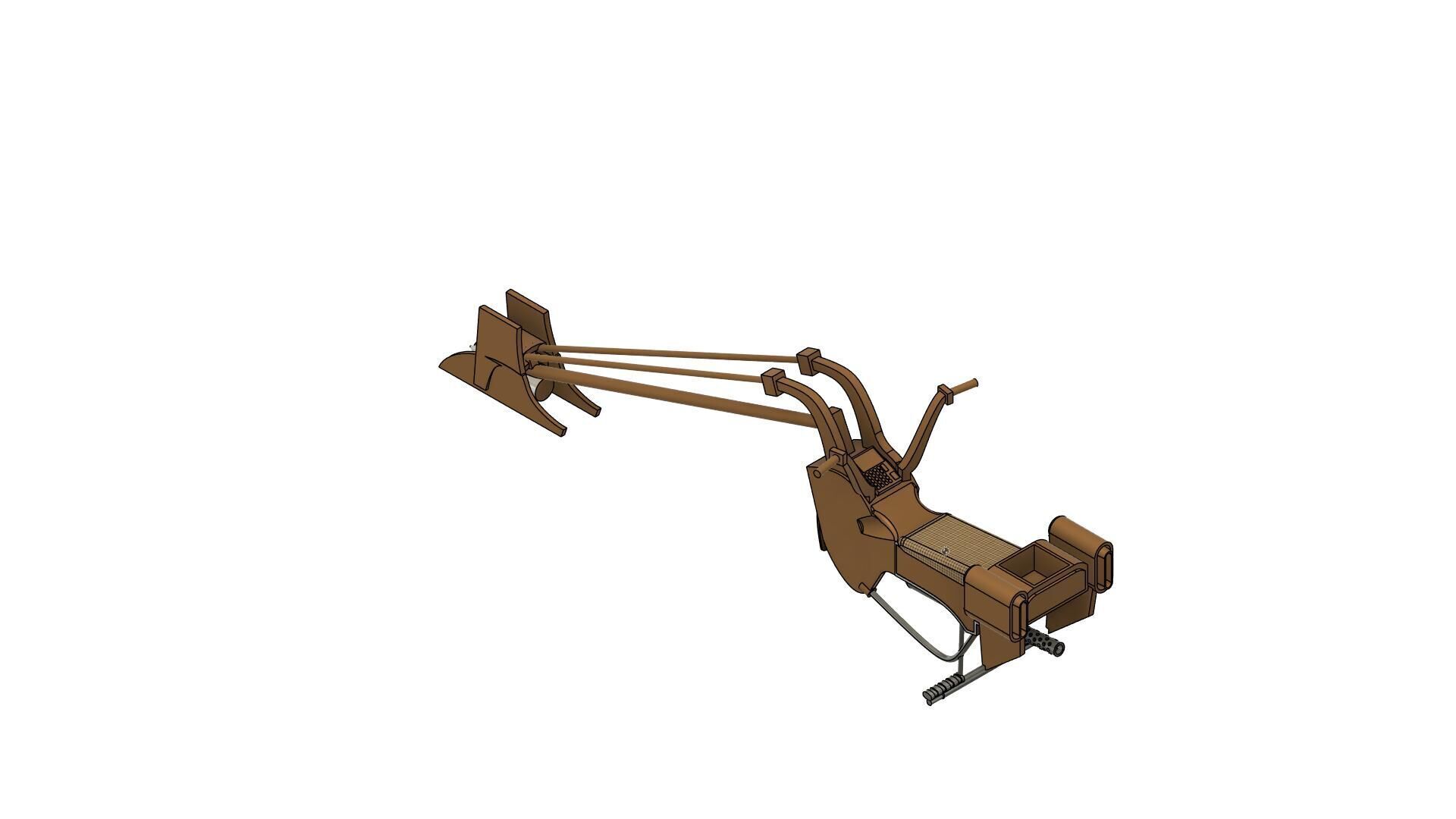 star wars owen LARS Zephyr G Swoop Bike speeder 3D print model_5