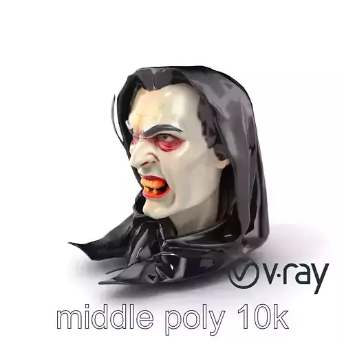Vampire Gothic Horror Character model pack Low-poly 3D model