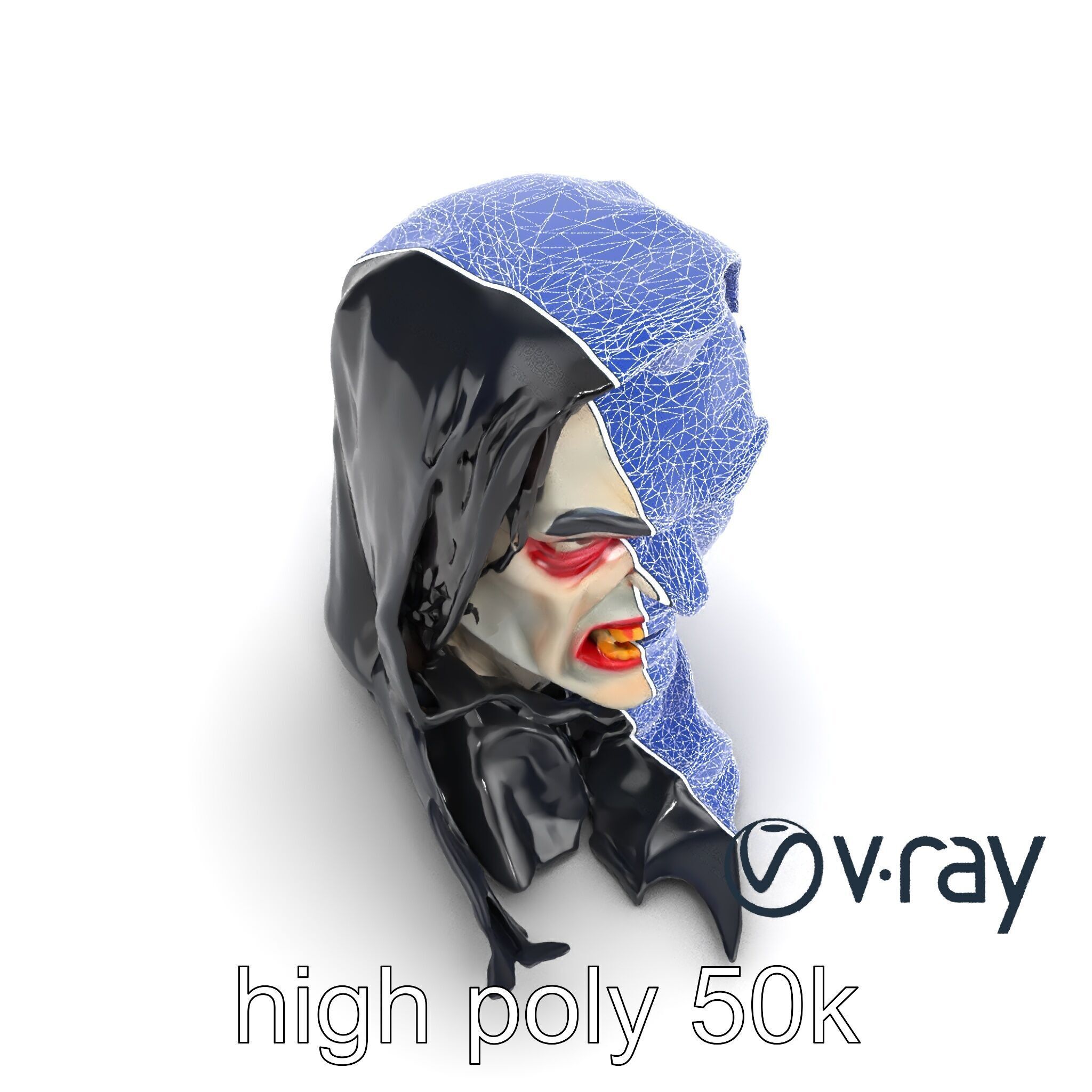 Vampire Gothic Horror Character model pack Low-poly 3D model_26