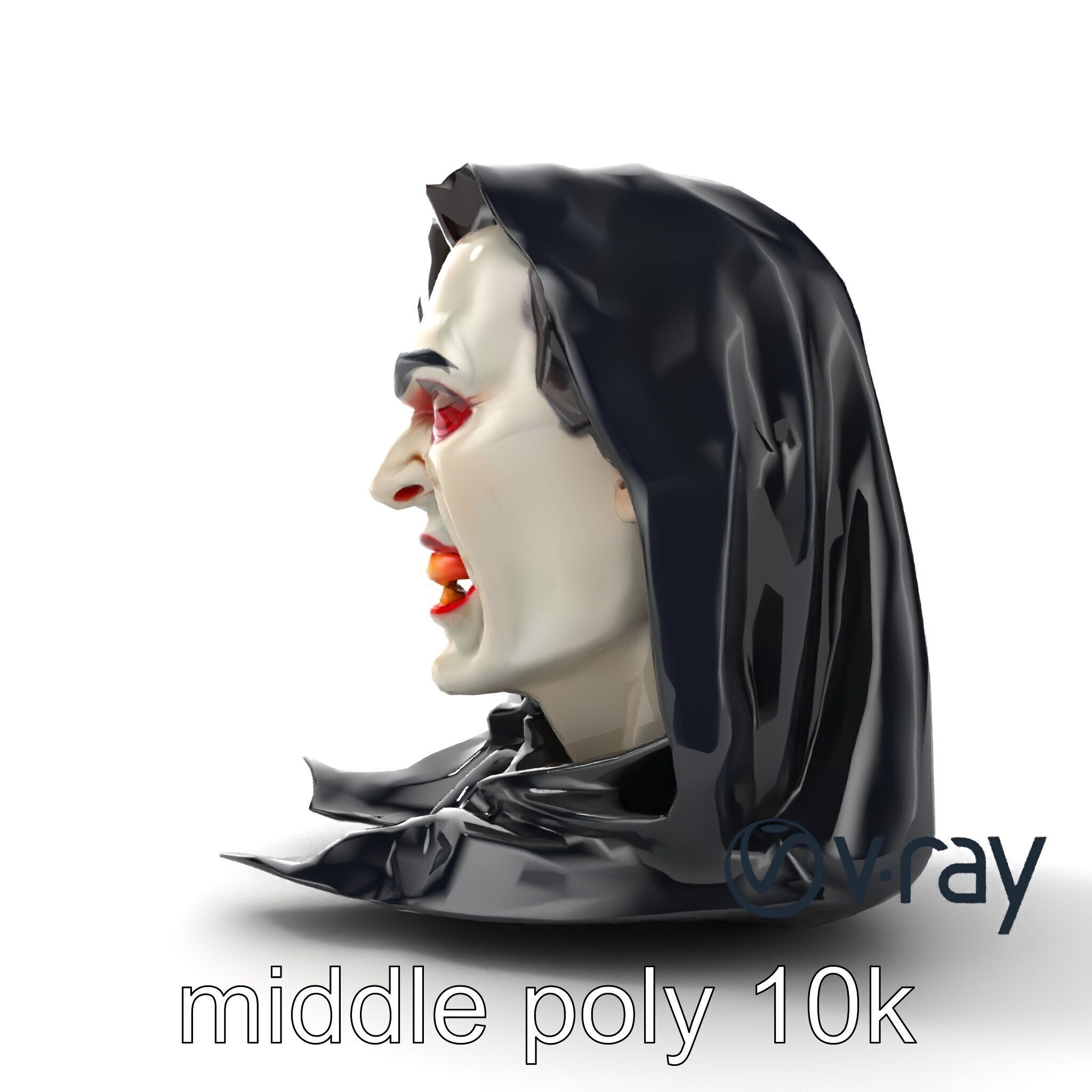 Vampire Gothic Horror Character model pack Low-poly 3D model_13