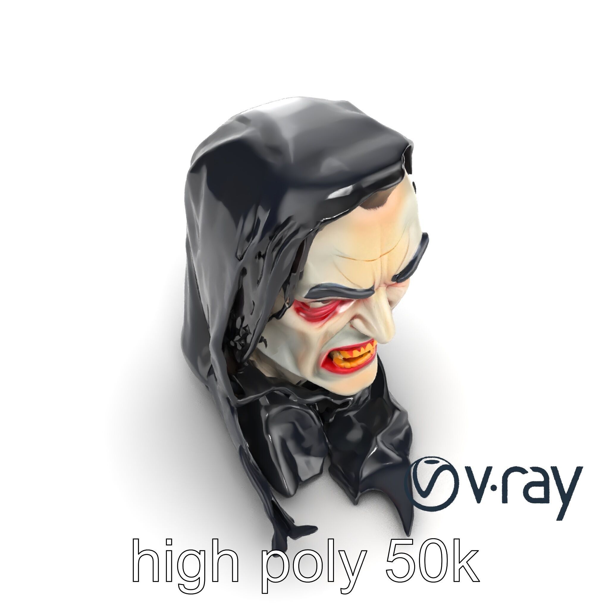 Vampire Gothic Horror Character model pack Low-poly 3D model_17