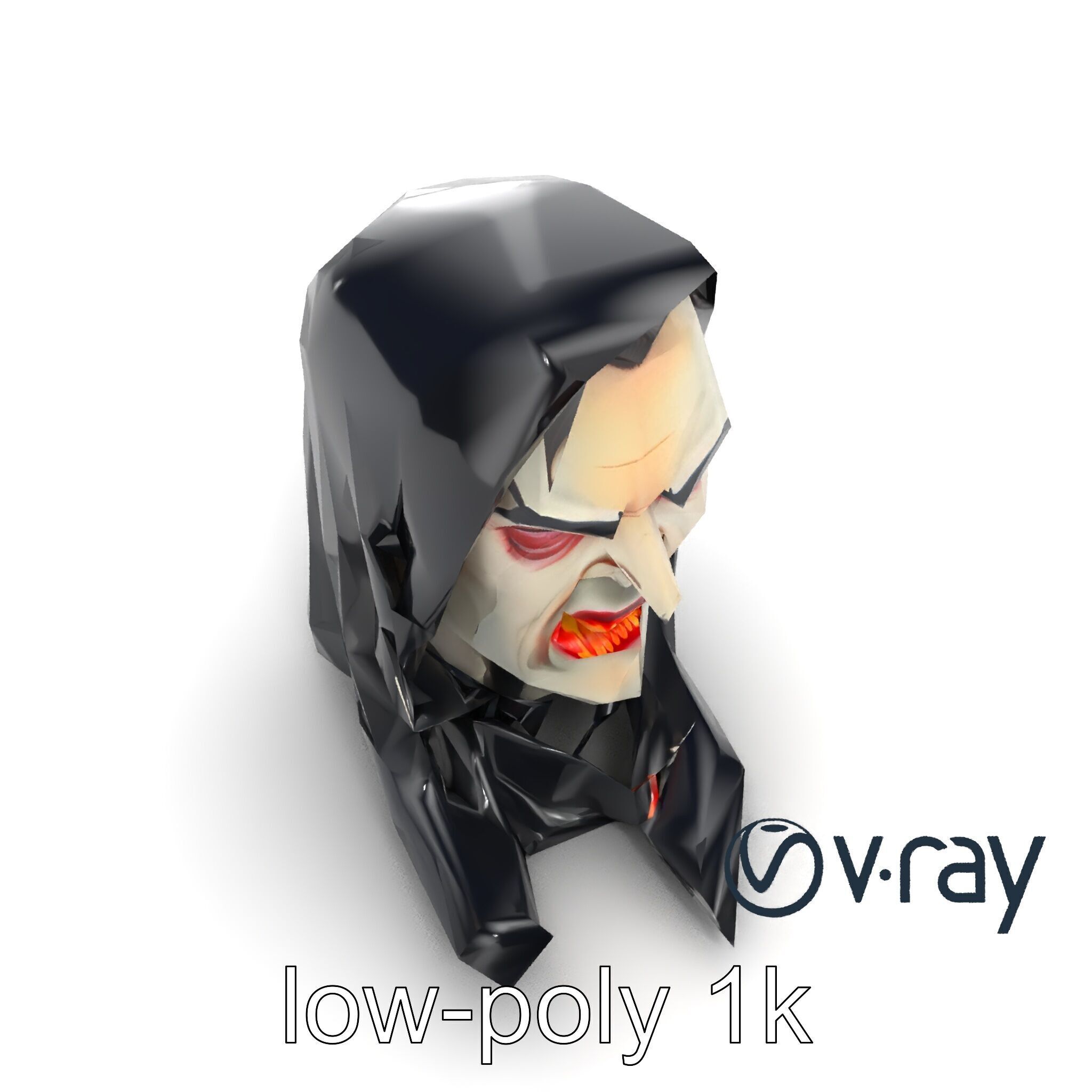 Vampire Gothic Horror Character model pack Low-poly 3D model_8